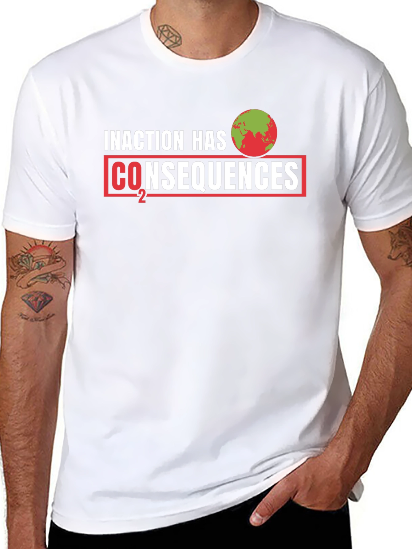 Inaction Has Consequences T-Shirt: Climate Change Awareness