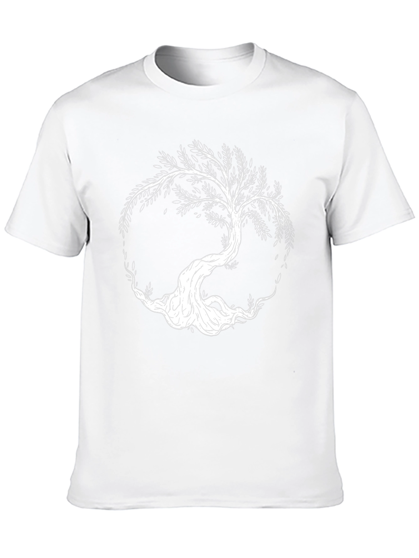 Yggdrasil Tree of Life Graphic T-Shirt - Black