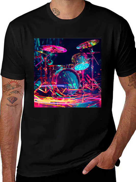 Neon Drum Kit T-Shirt