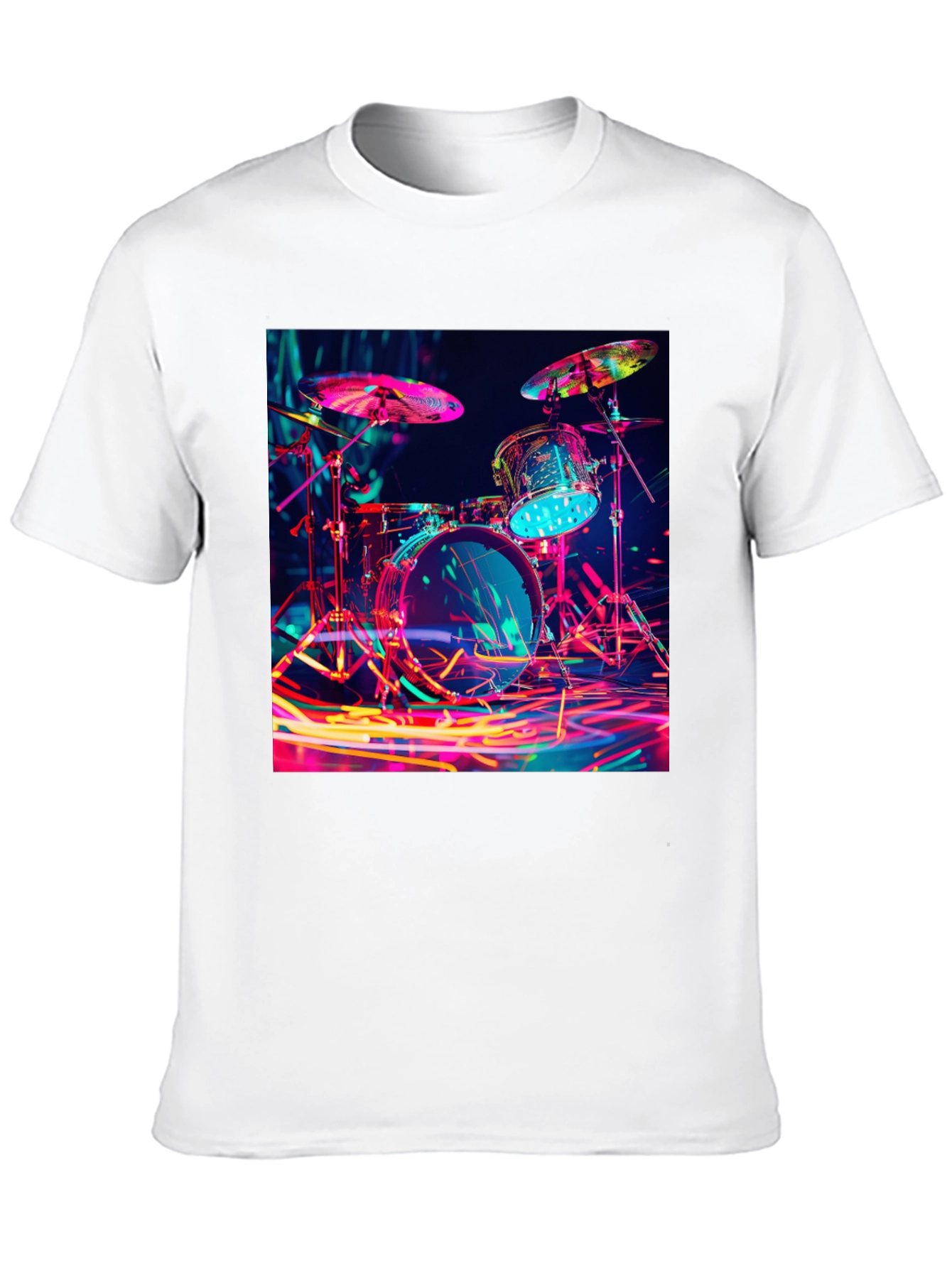 Neon Drum Kit T-Shirt