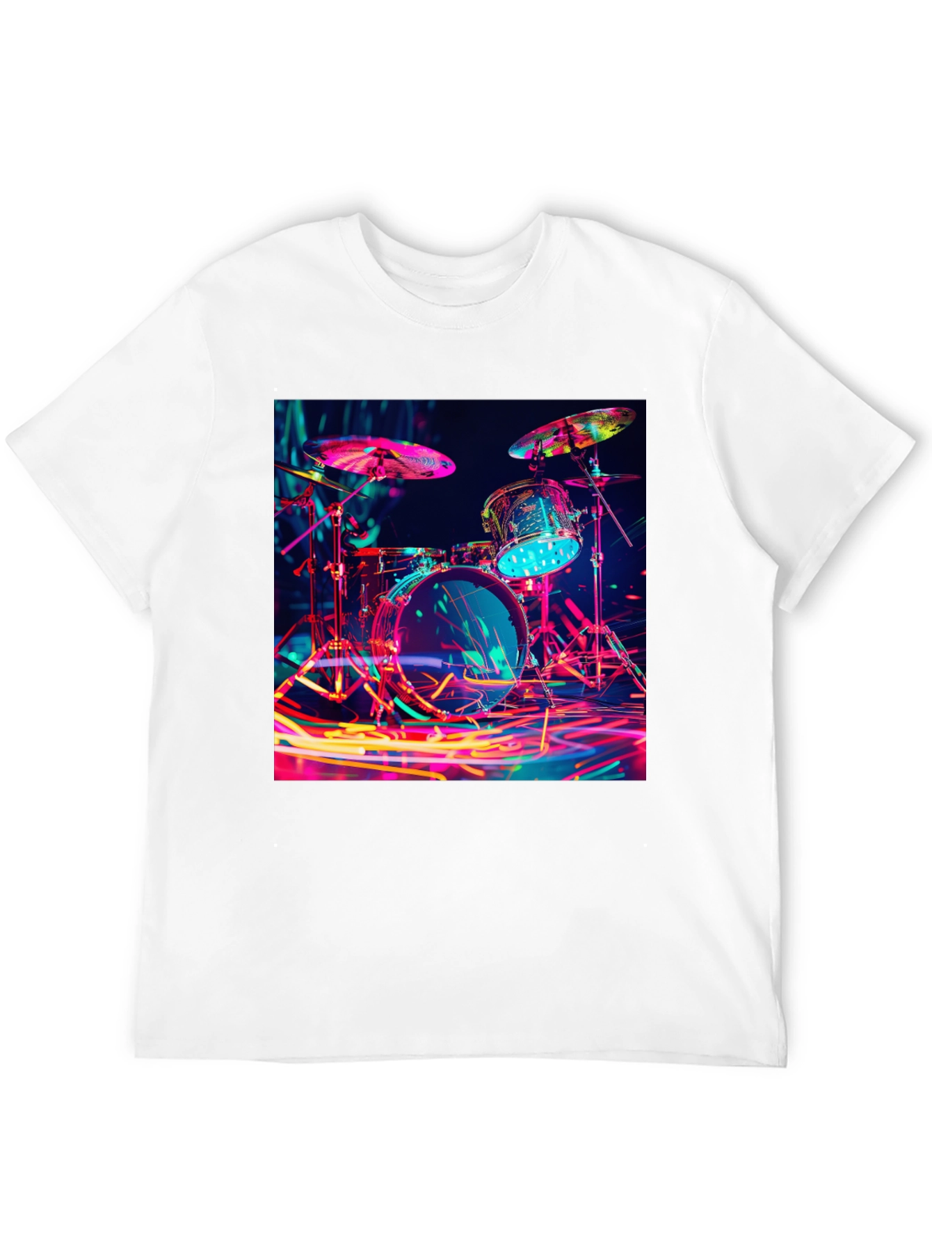 Neon Drum Kit T-Shirt