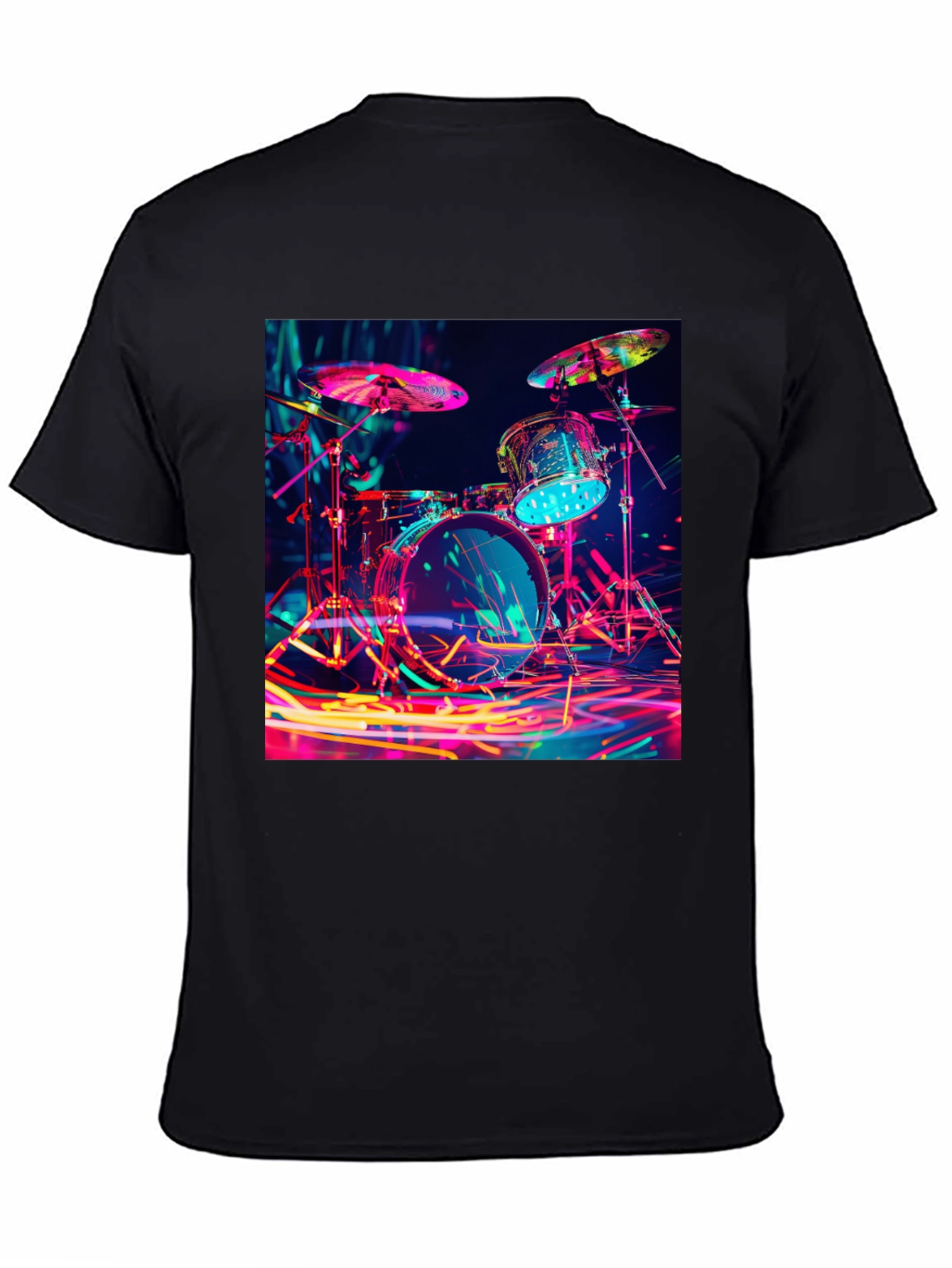 Neon Drum Kit T-Shirt