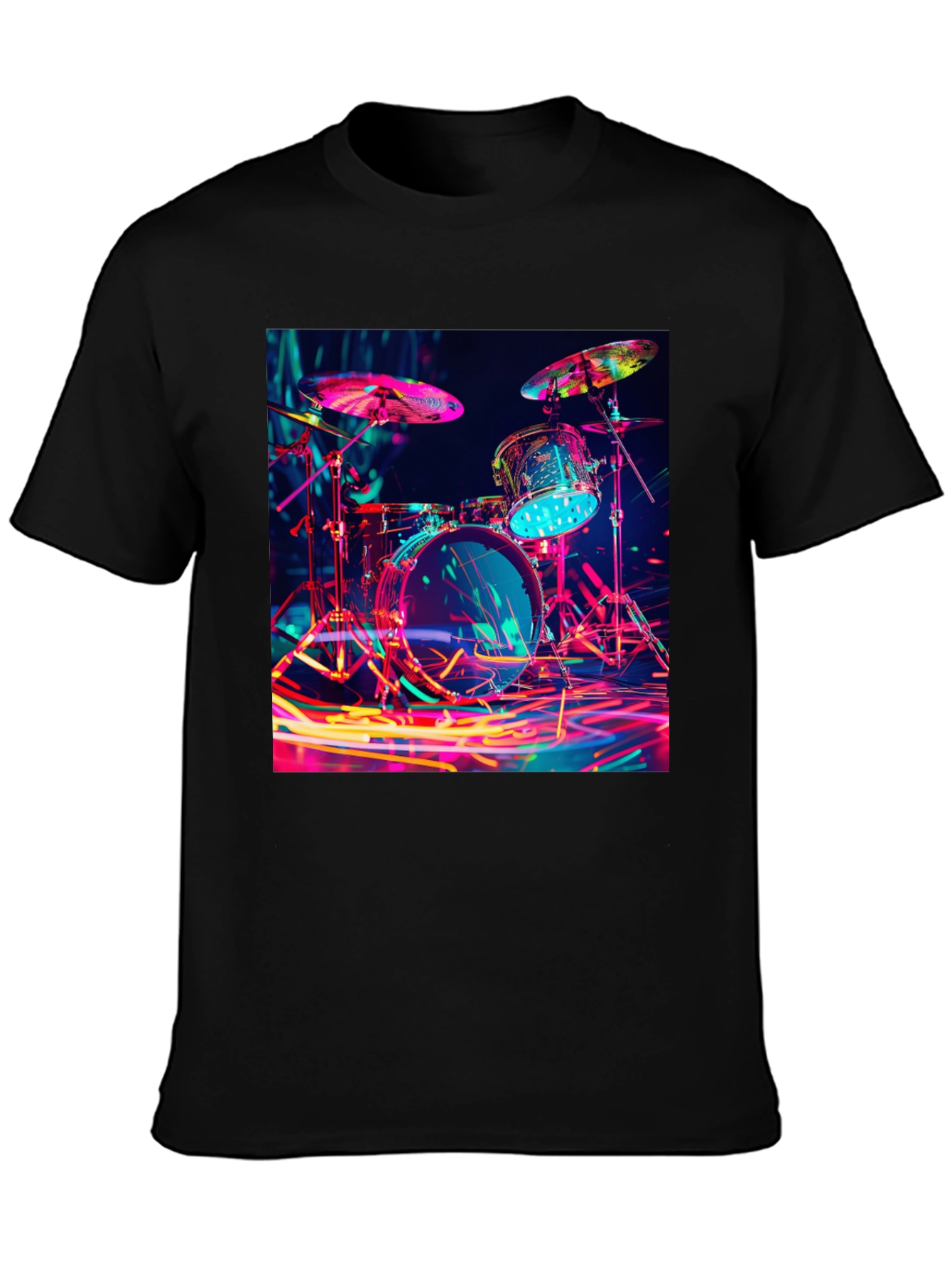 Neon Drum Kit T-Shirt