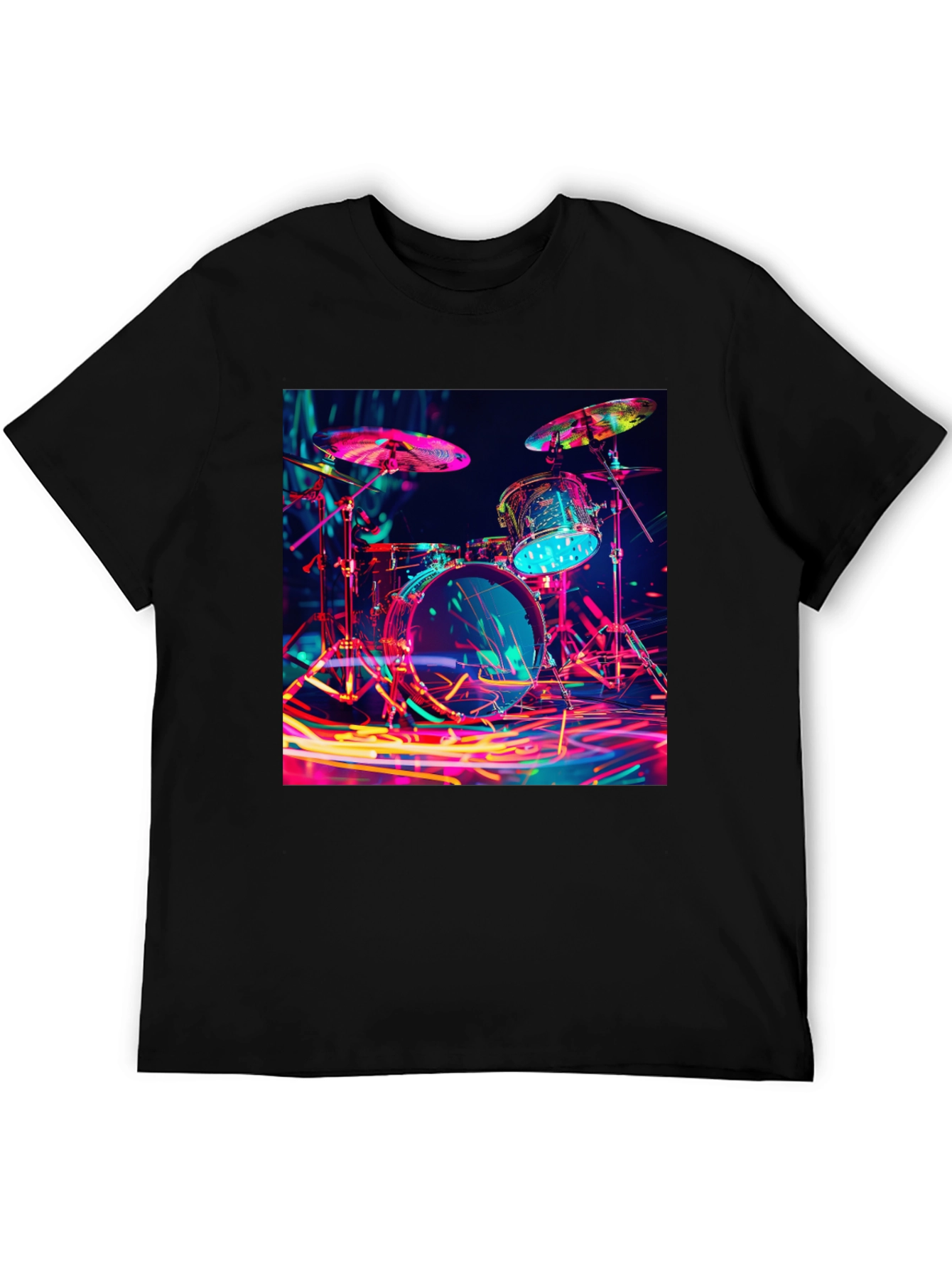Neon Drum Kit T-Shirt