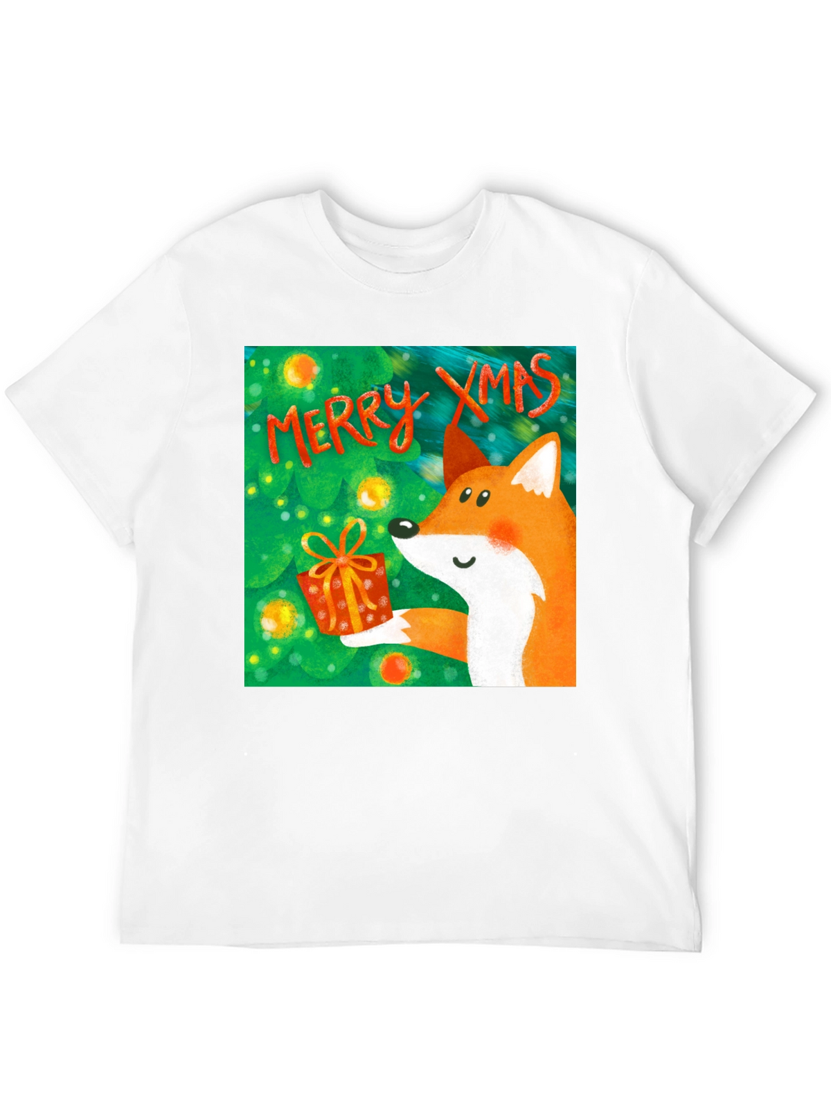 Festive Fox Xmas T-Shirt