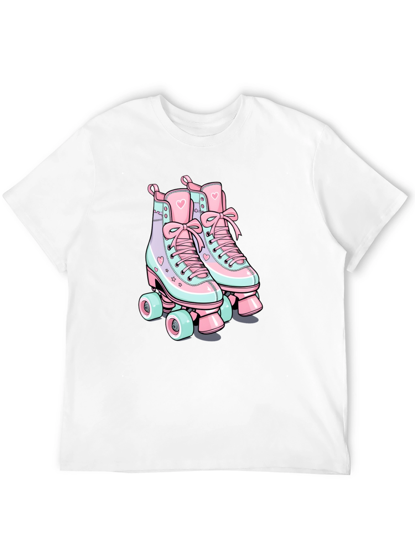 Retro Roller Skate T-Shirt - Black
