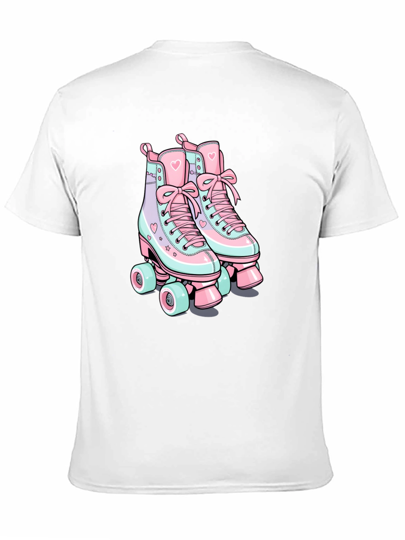 Retro Roller Skate T-Shirt - Black