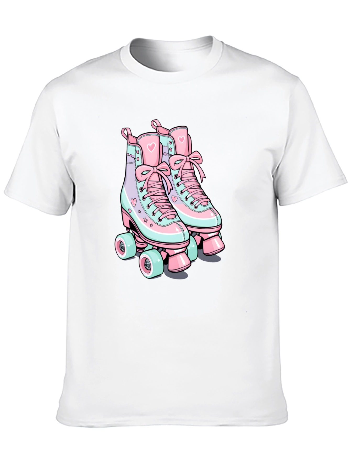 Retro Roller Skate T-Shirt - Black