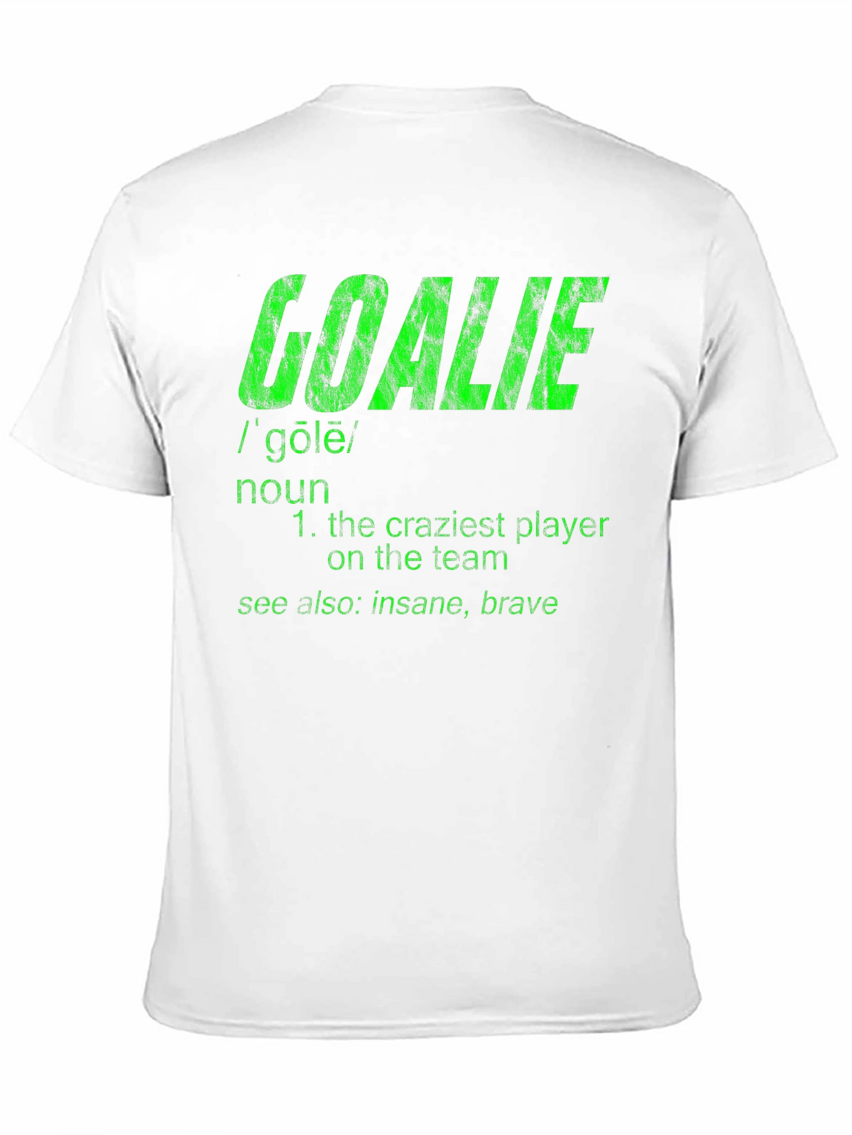 Goalie Definition Graphic Tee - Hockey Goalie Shirt