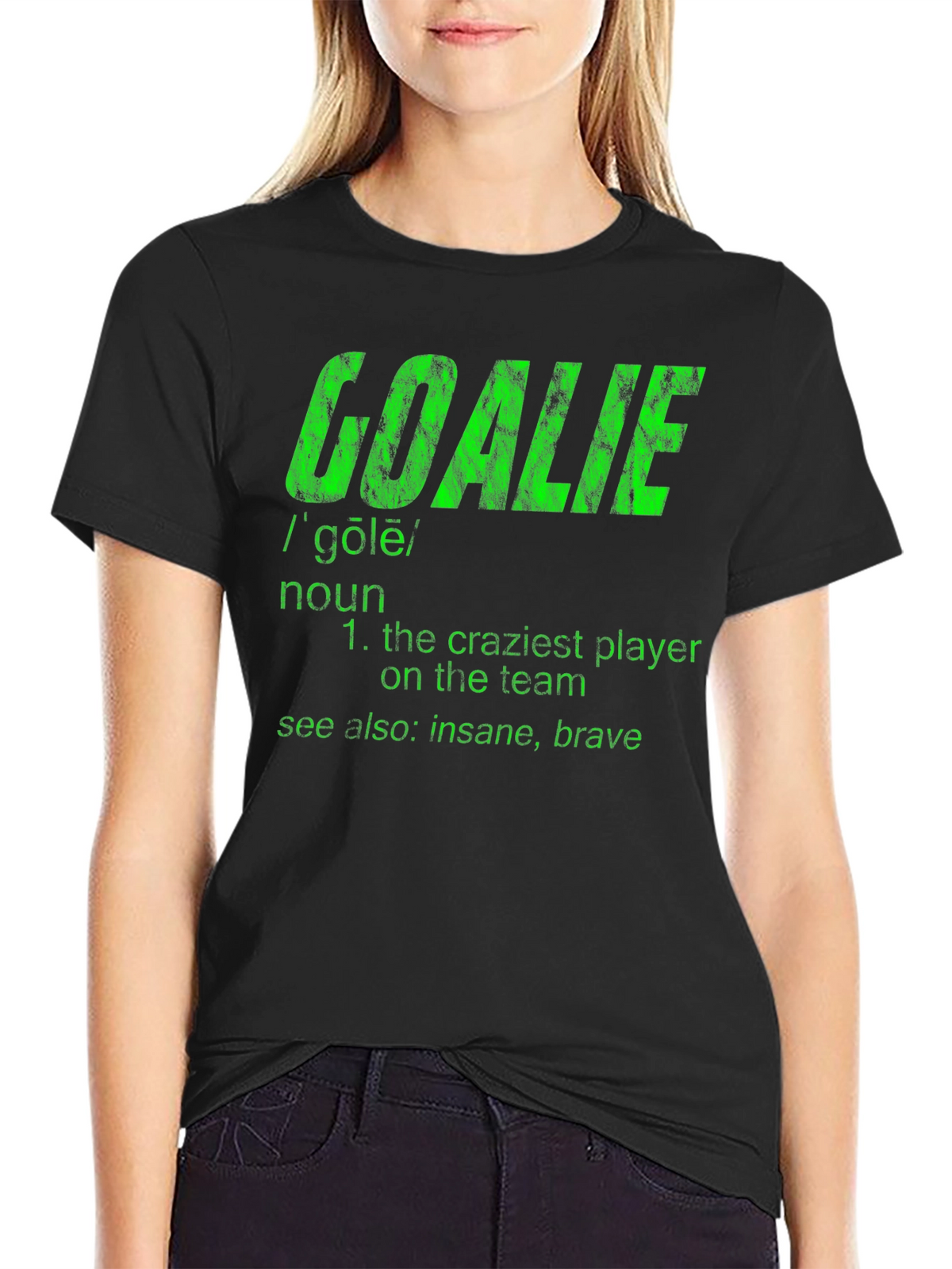 Goalie Definition Graphic Tee - Hockey Goalie Shirt