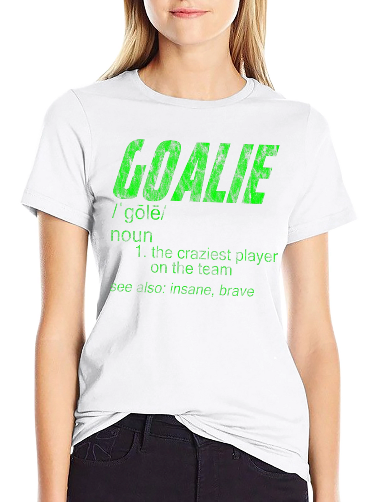 Goalie Definition Graphic Tee - Hockey Goalie Shirt