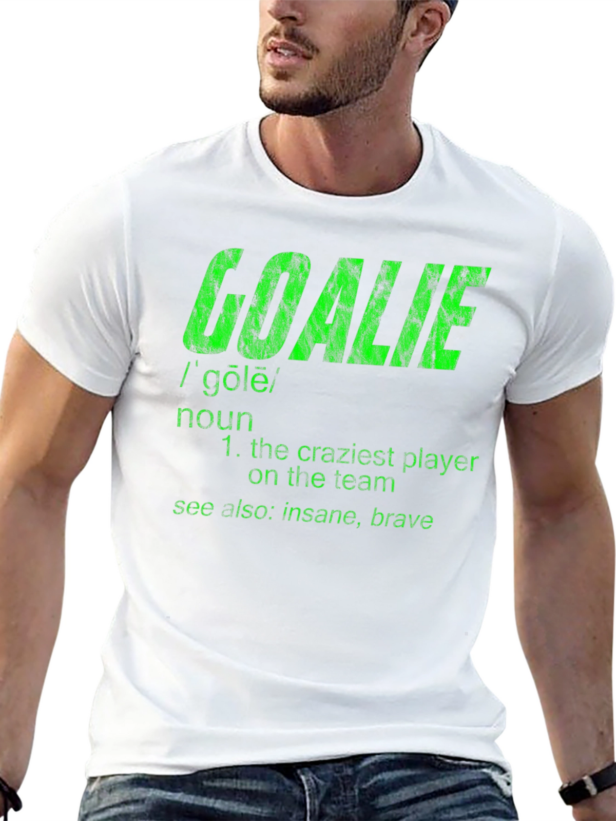 Goalie Definition Graphic Tee - Hockey Goalie Shirt