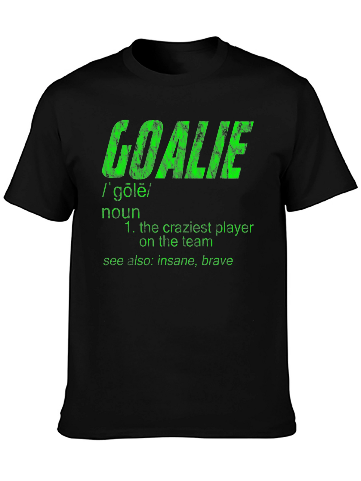 Goalie Definition Graphic Tee - Hockey Goalie Shirt