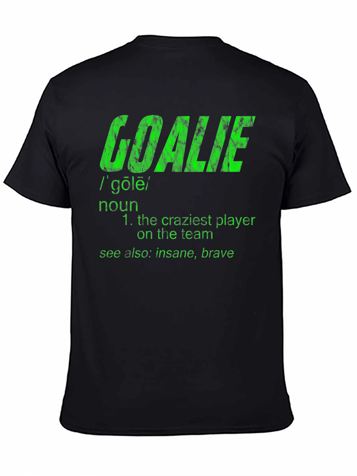 Goalie Definition Graphic Tee - Hockey Goalie Shirt