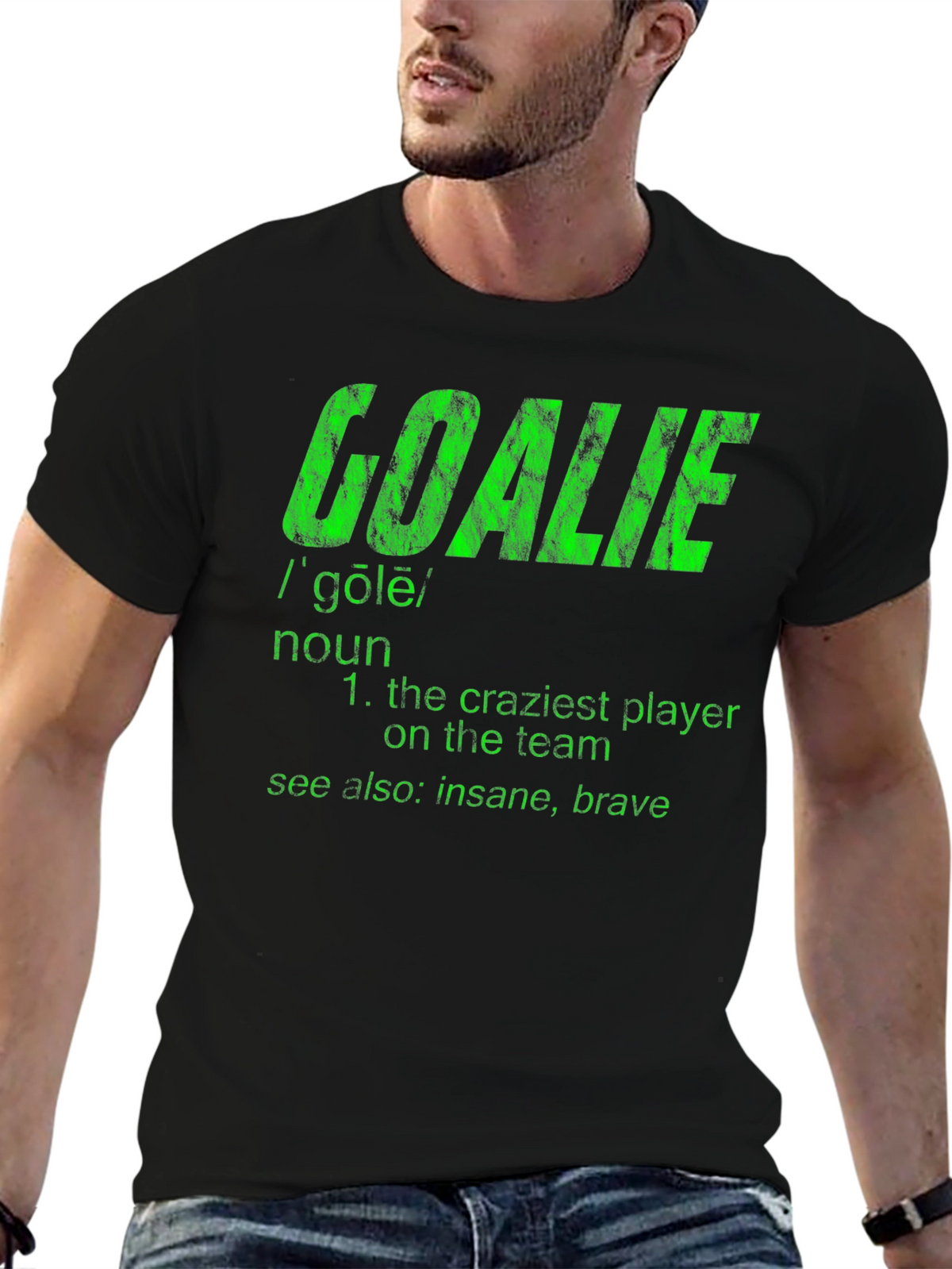 Goalie Definition Graphic Tee - Hockey Goalie Shirt