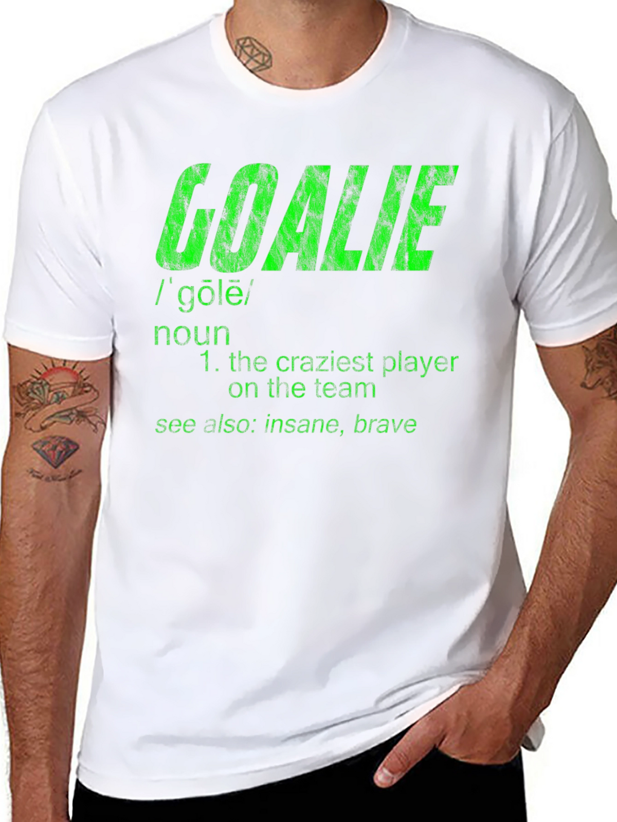 Goalie Definition Graphic Tee - Hockey Goalie Shirt