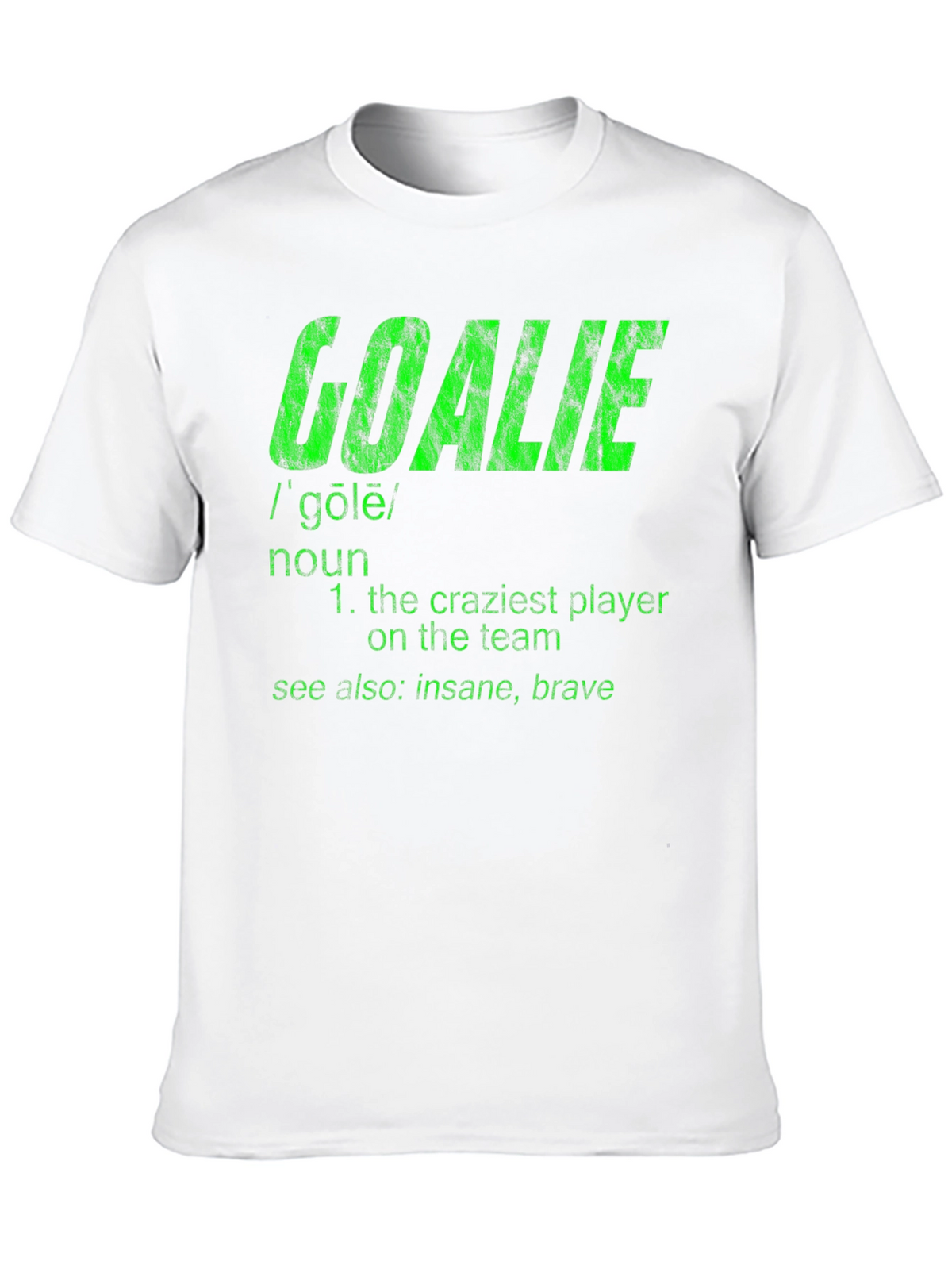 Goalie Definition Graphic Tee - Hockey Goalie Shirt
