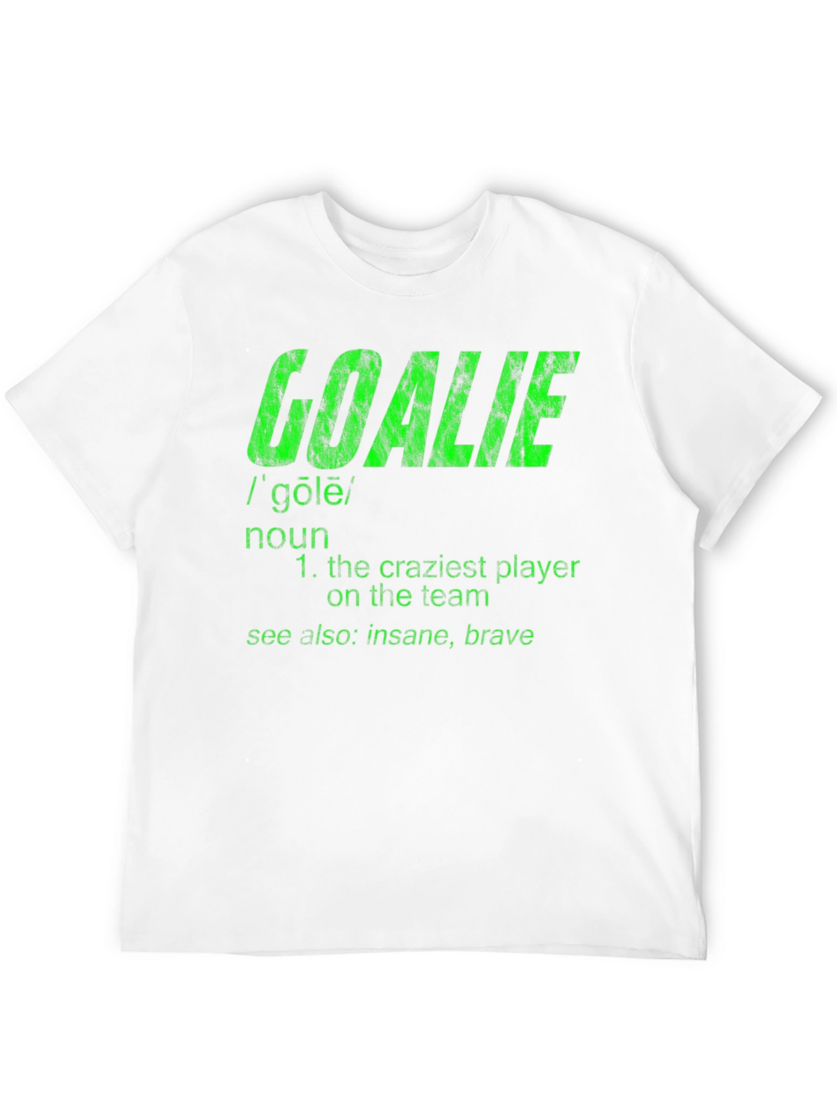 Goalie Definition Graphic Tee - Hockey Goalie Shirt