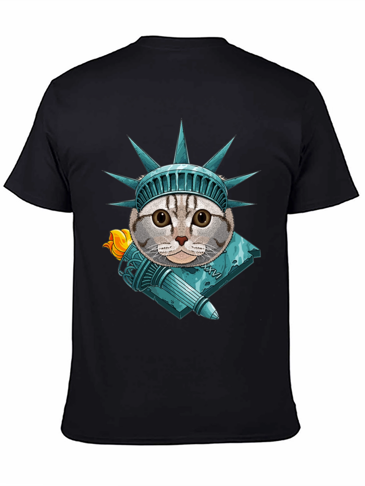 Liberty Cat Graphic T-Shirt