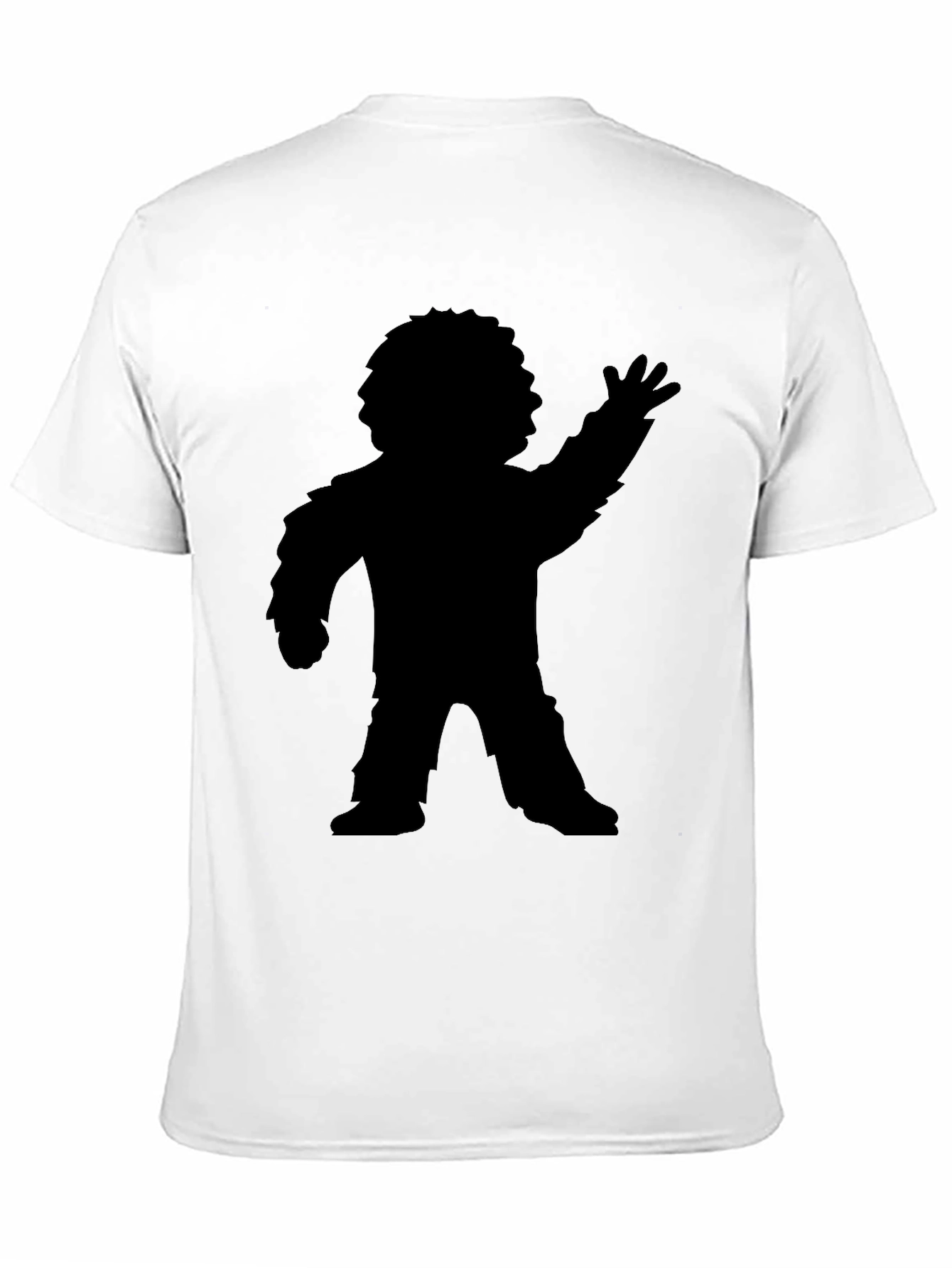 Retro Bigfoot Silhouette Black T-Shirt