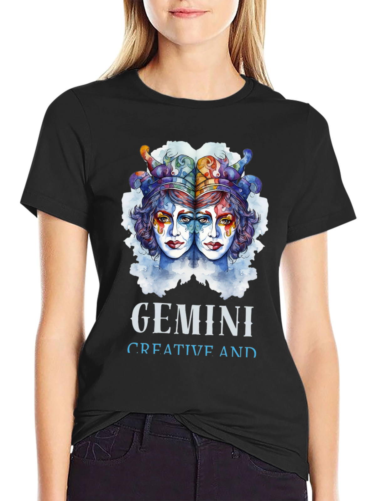 Gemini Creative T-Shirt Zodiac Sign Tee