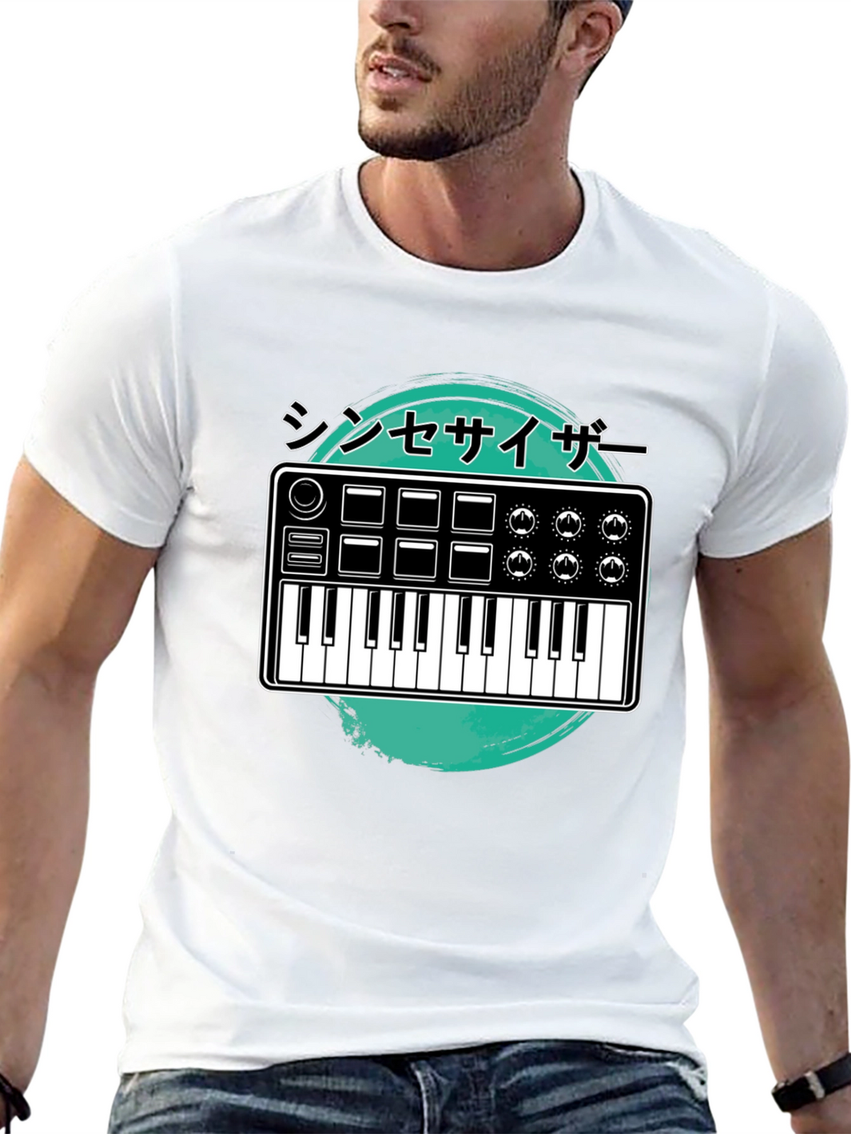 Synthesizer Music T-Shirt - Cool Graphic Tee