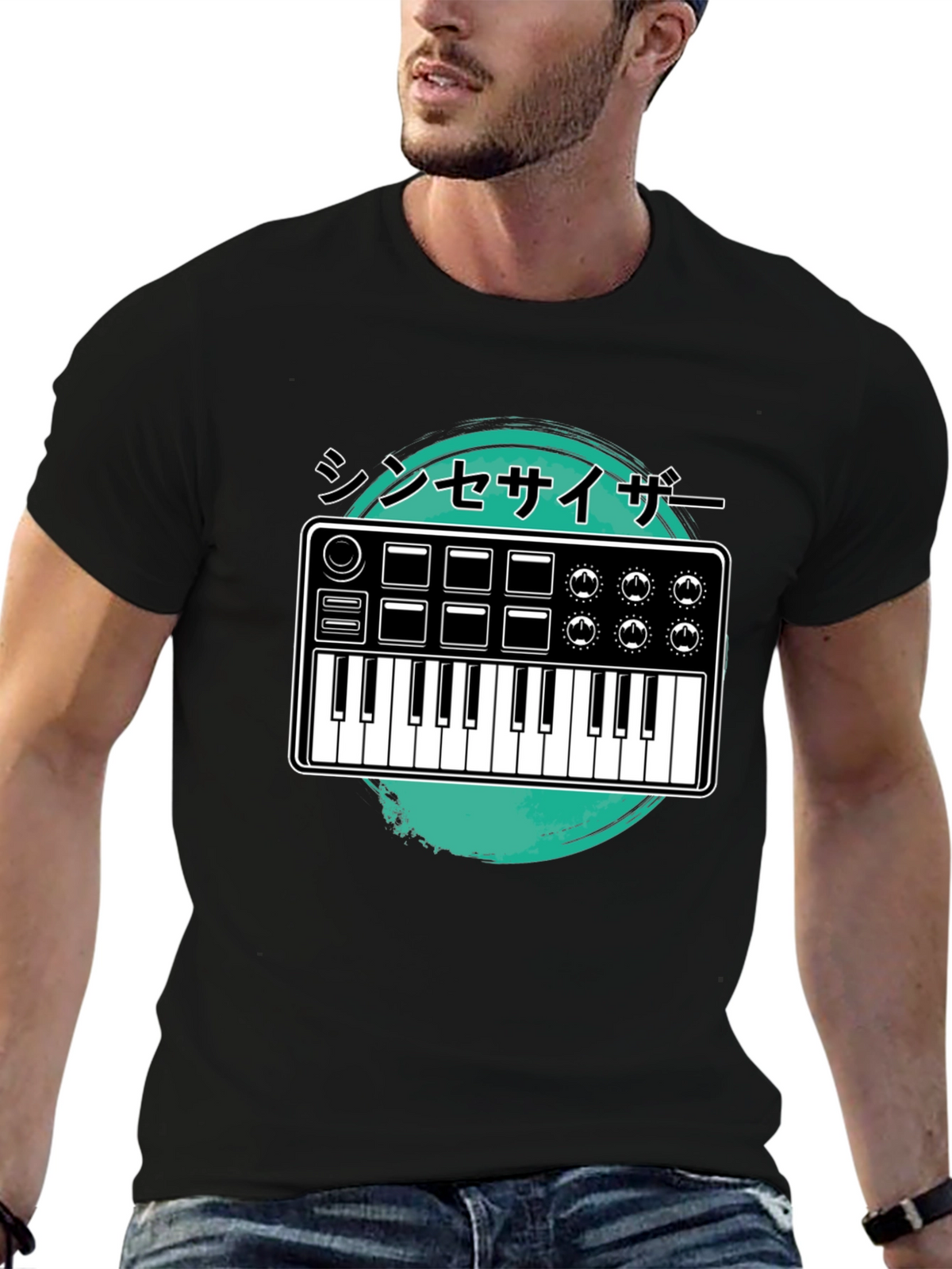 Synthesizer Music T-Shirt - Cool Graphic Tee