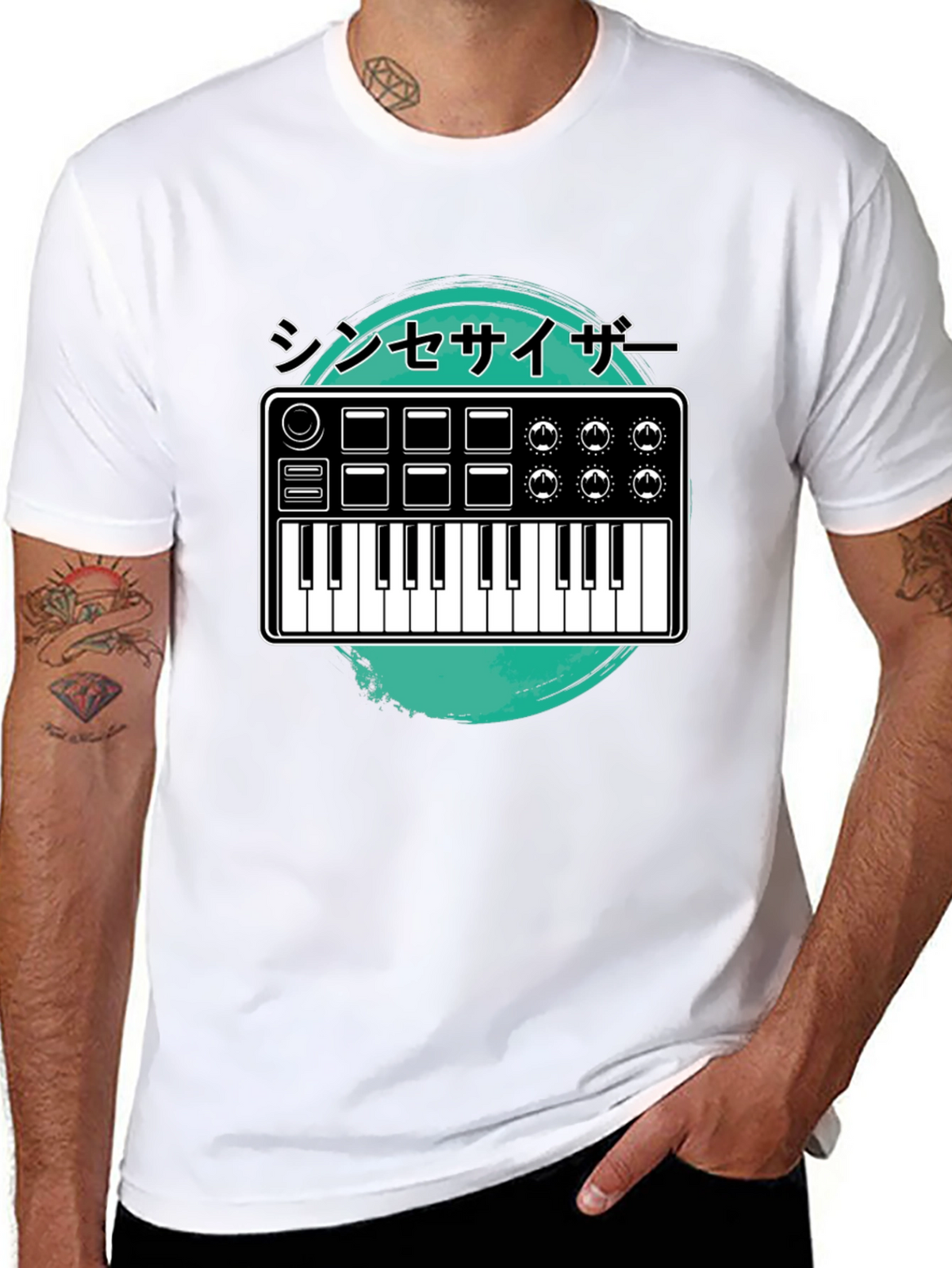 Synthesizer Music T-Shirt - Cool Graphic Tee