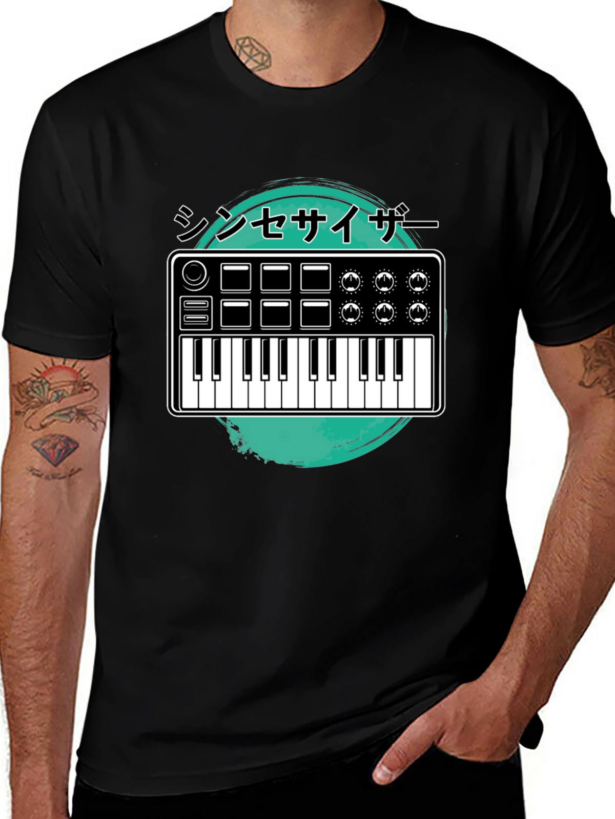 Synthesizer Music T-Shirt - Cool Graphic Tee