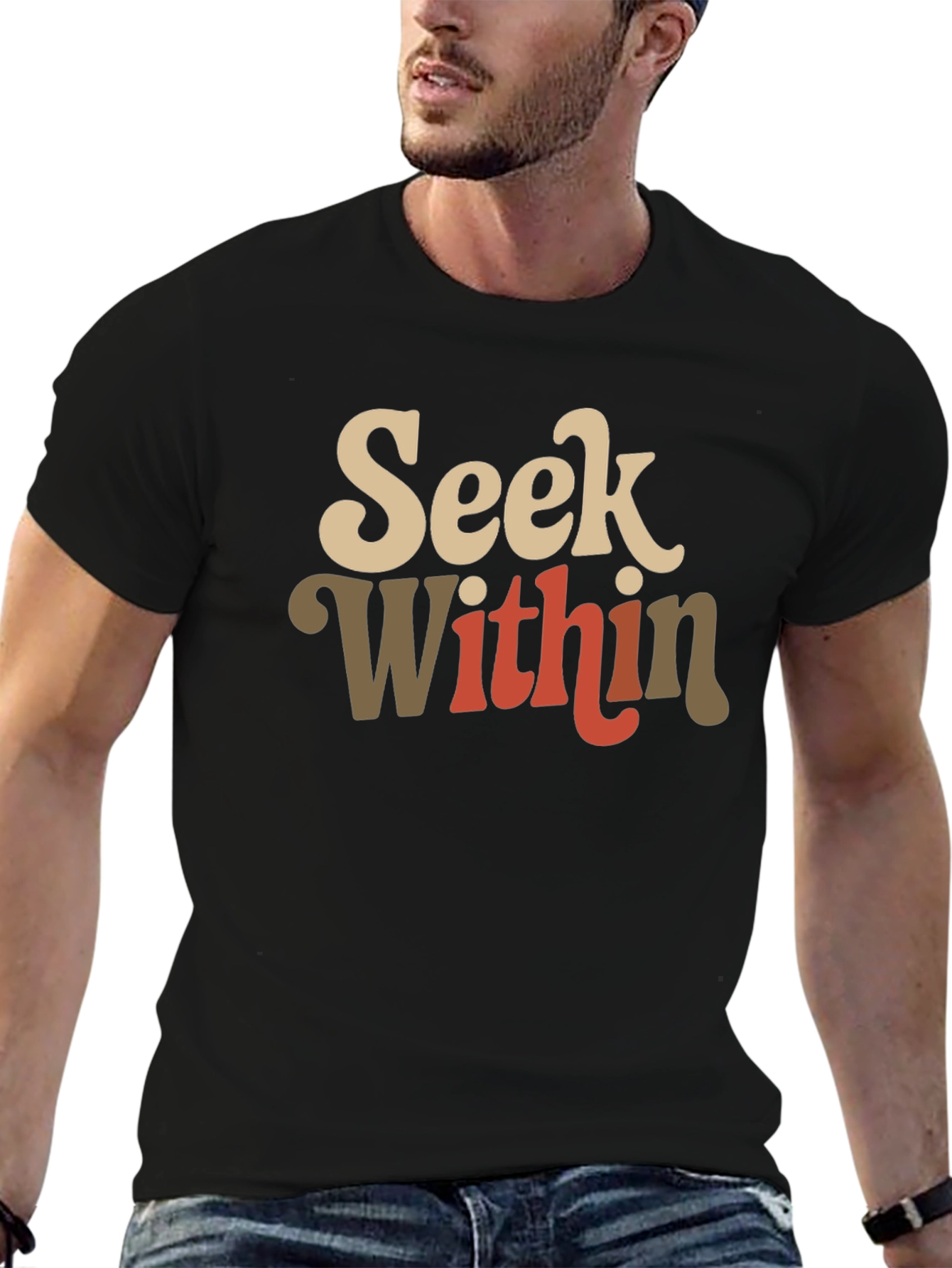 Retro Seek Within Graphic Tee