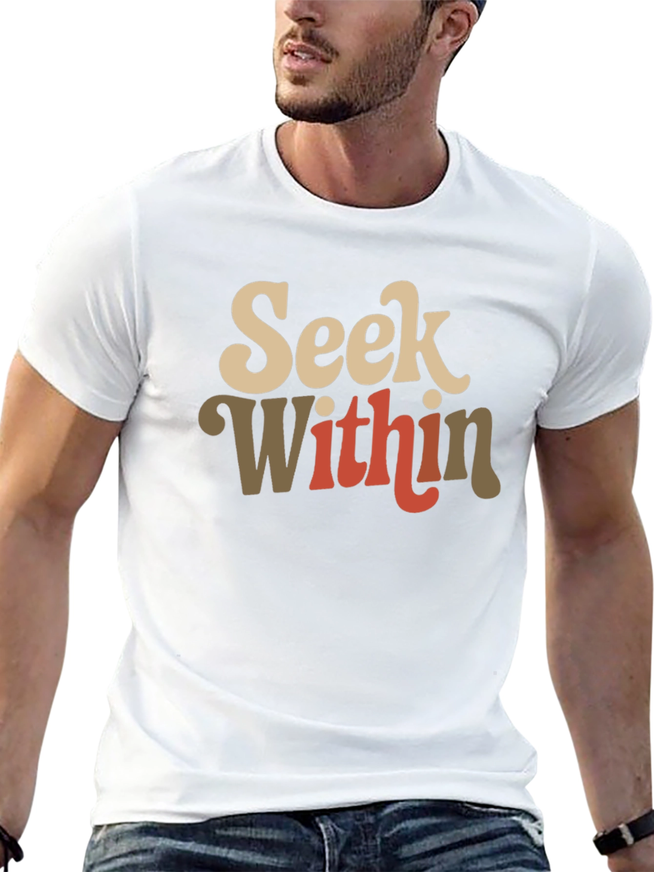 Retro Seek Within Graphic Tee