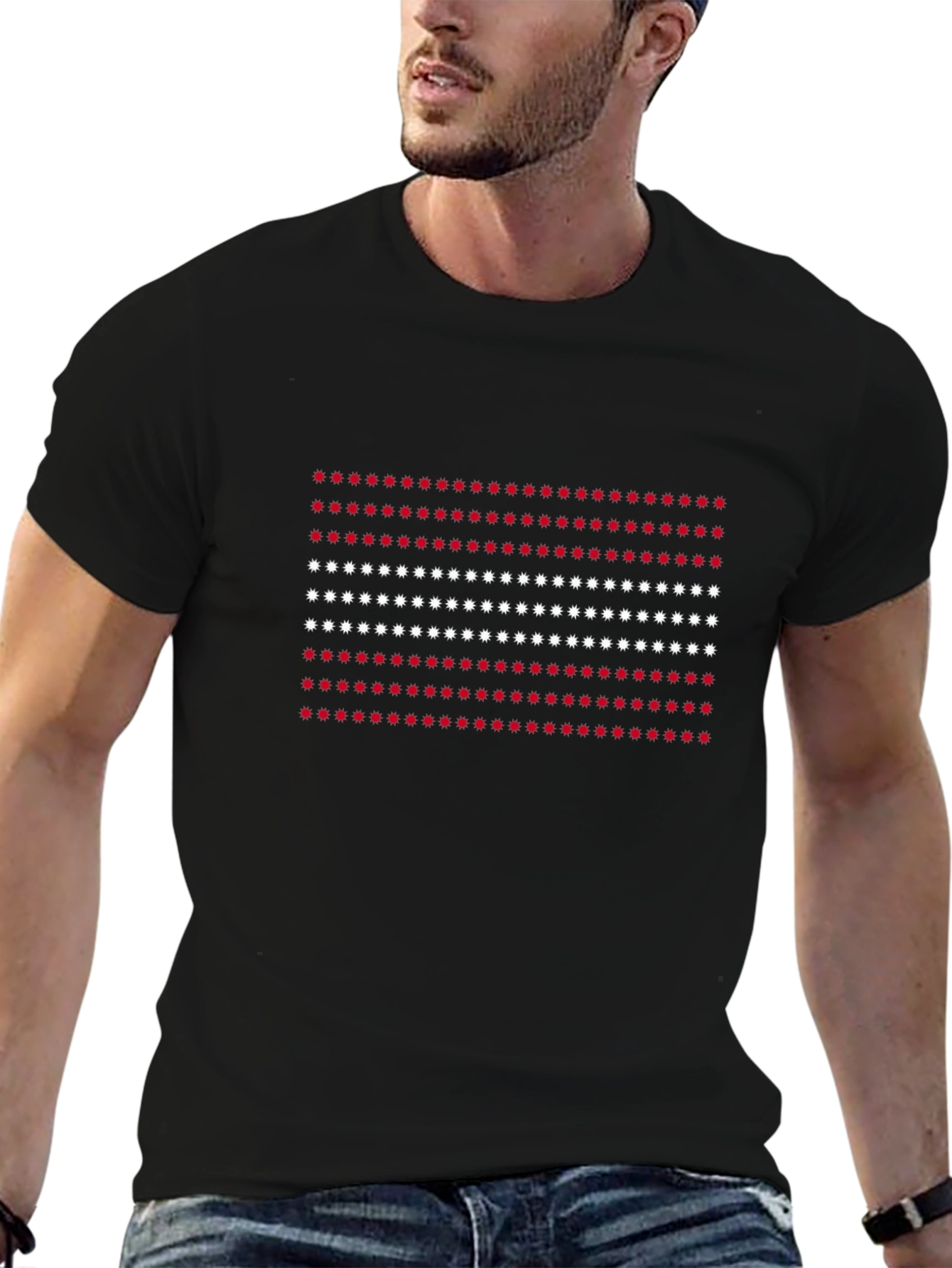Red and White Dots Tee