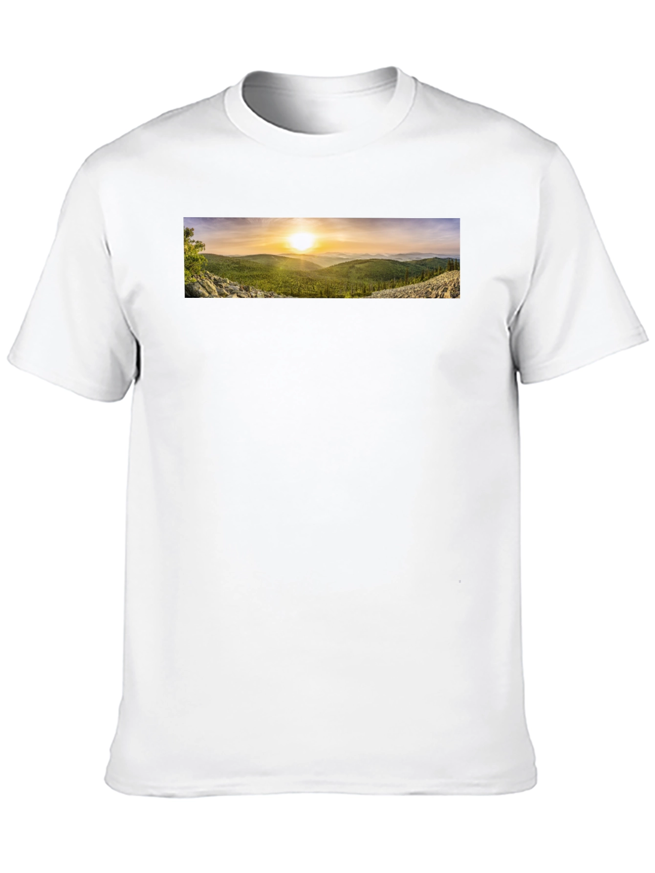 Scenic Mountain View Graphic Tee