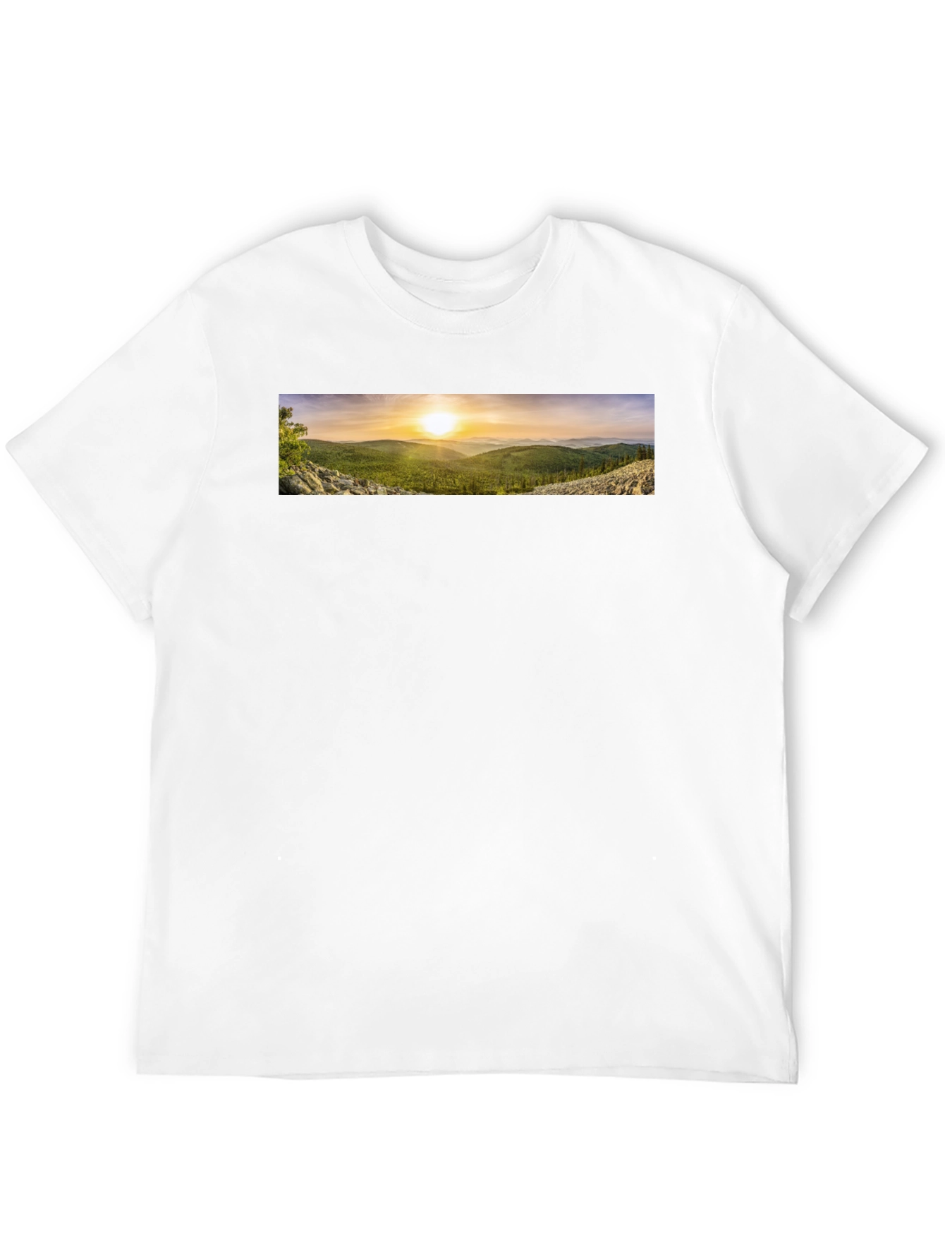Scenic Mountain View Graphic Tee