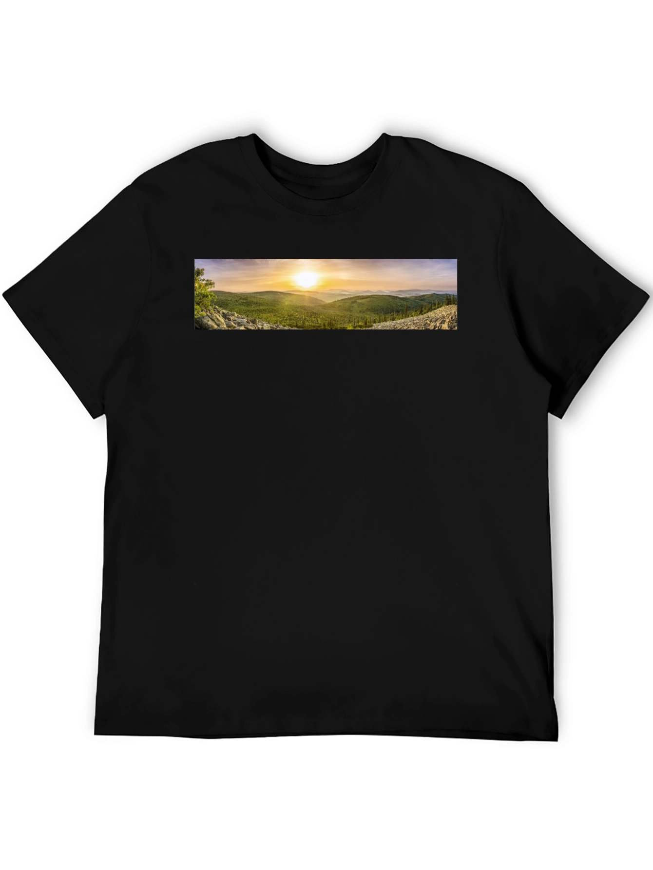 Scenic Mountain View Graphic Tee