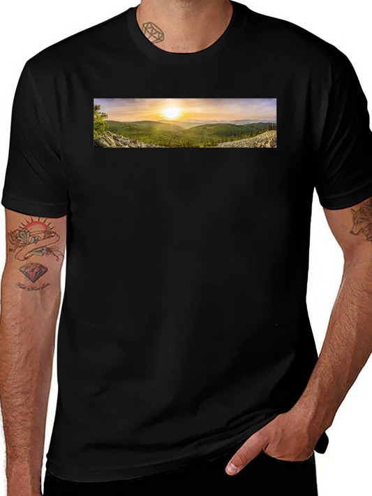 Scenic Mountain View Graphic Tee