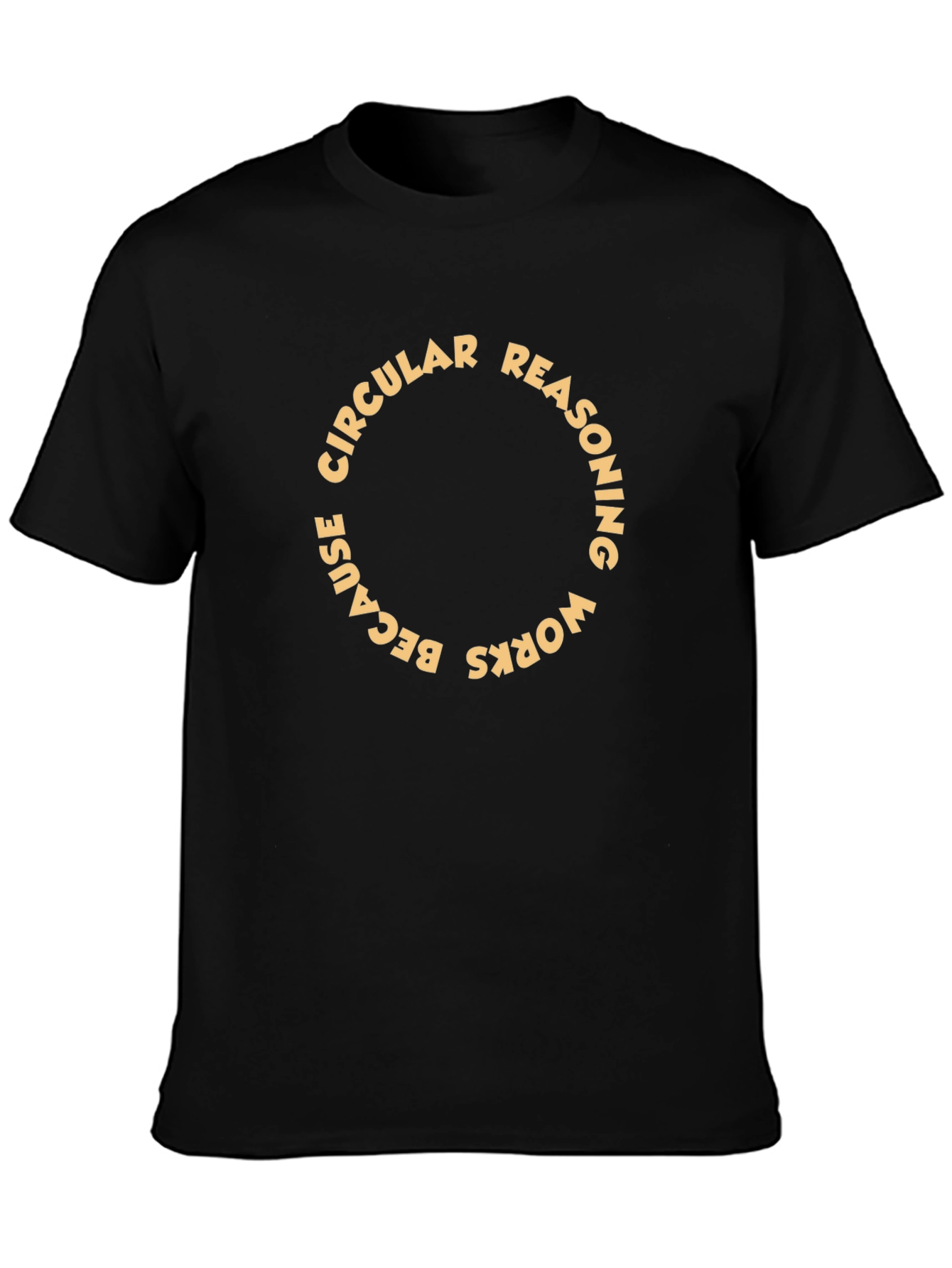 Circular Reasoning Funny Graphic T-Shirt