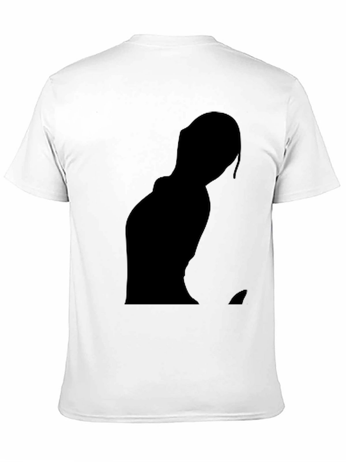Black Silhouette Graphic Tee - Modern Style