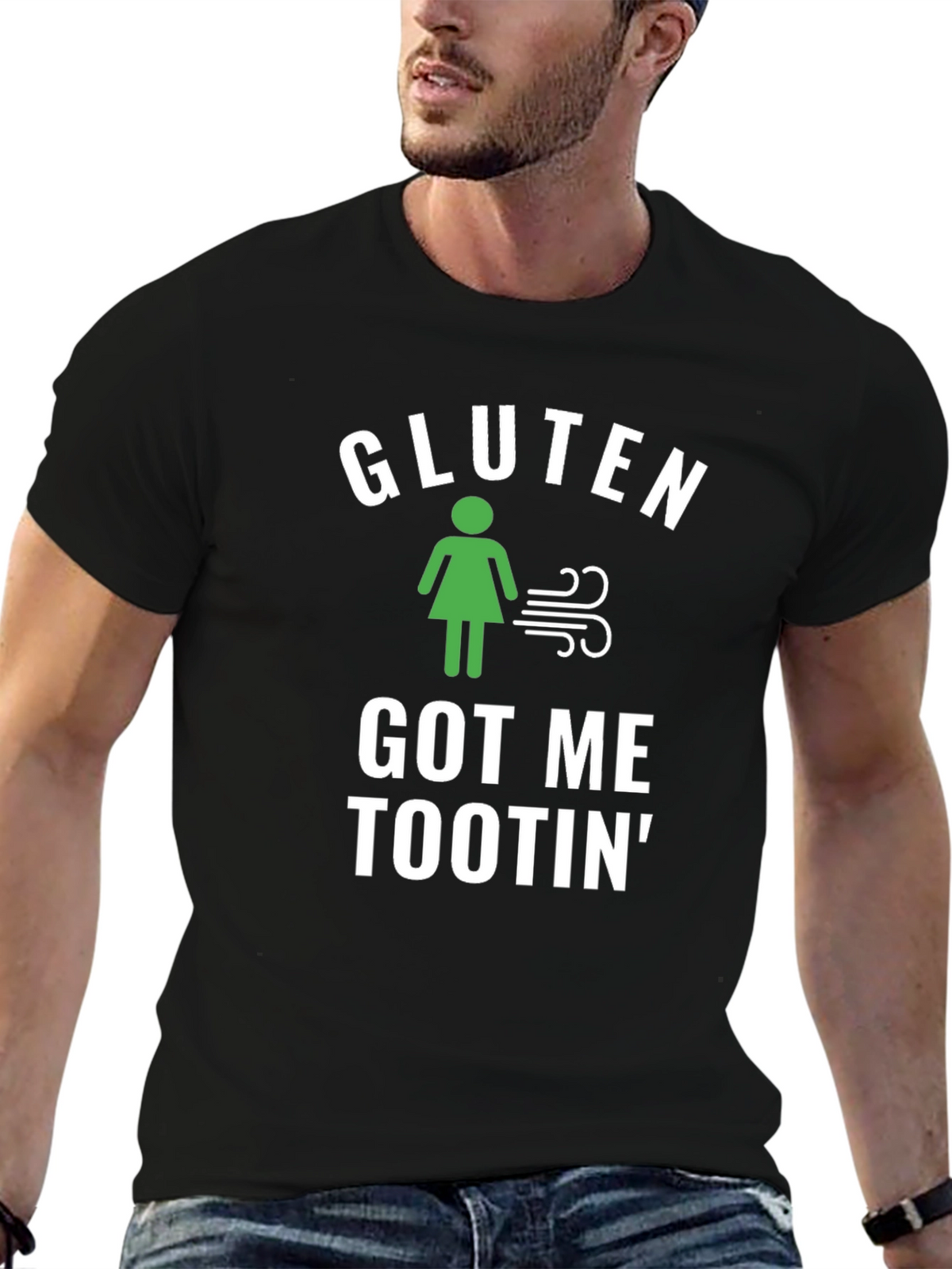 Gluten Got Me Tootin Graphic Tee