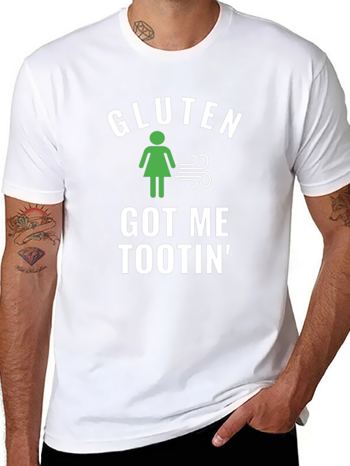 Gluten Got Me Tootin Graphic Tee