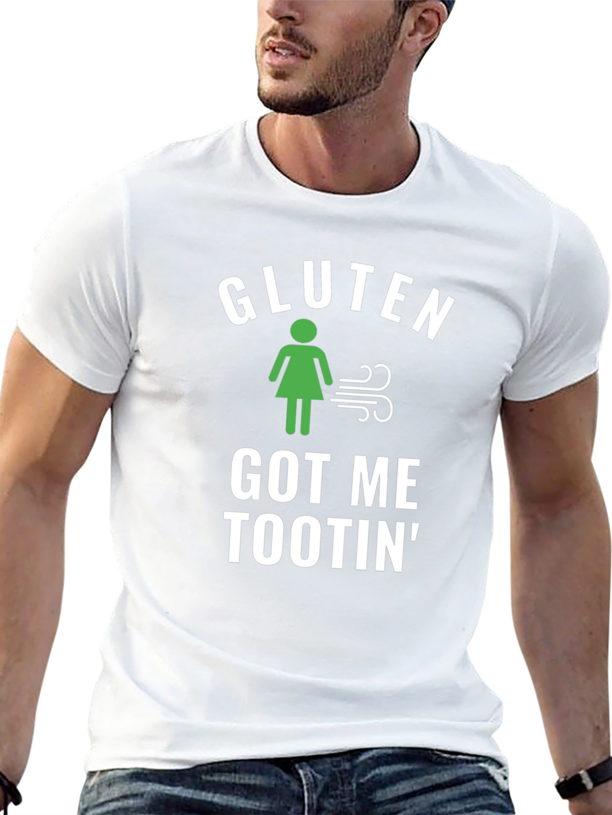 Gluten Got Me Tootin Graphic Tee