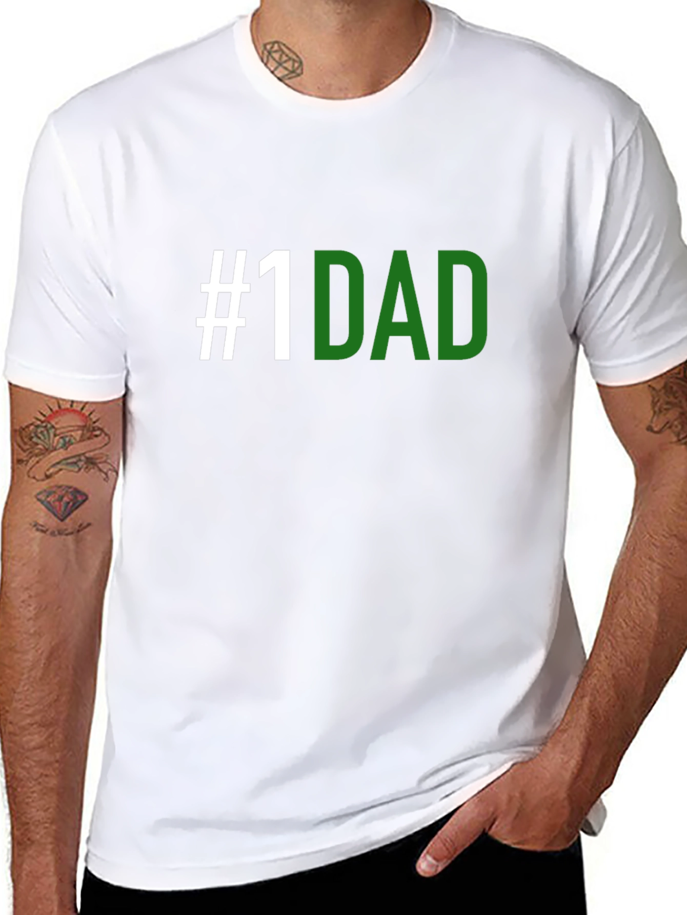 #1 Dad T-Shirt - Perfect Fathers Day Gift