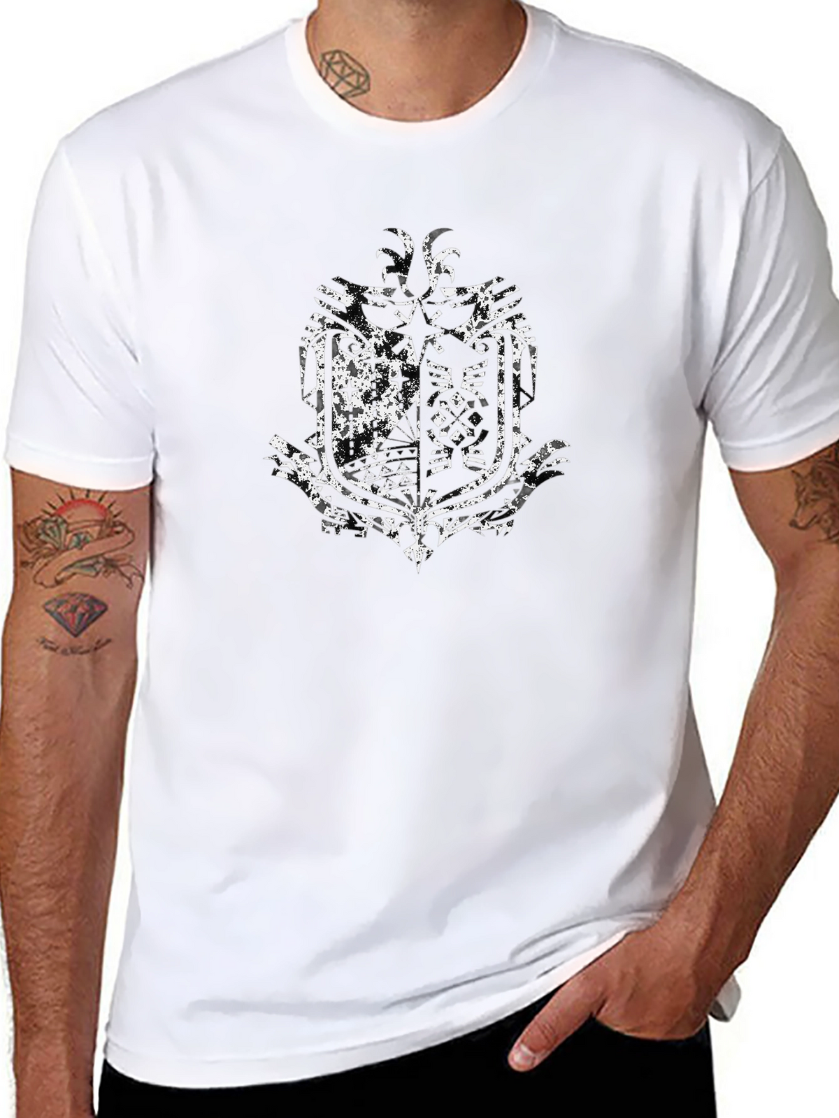 Monster Hunter World Logo Black T-Shirt