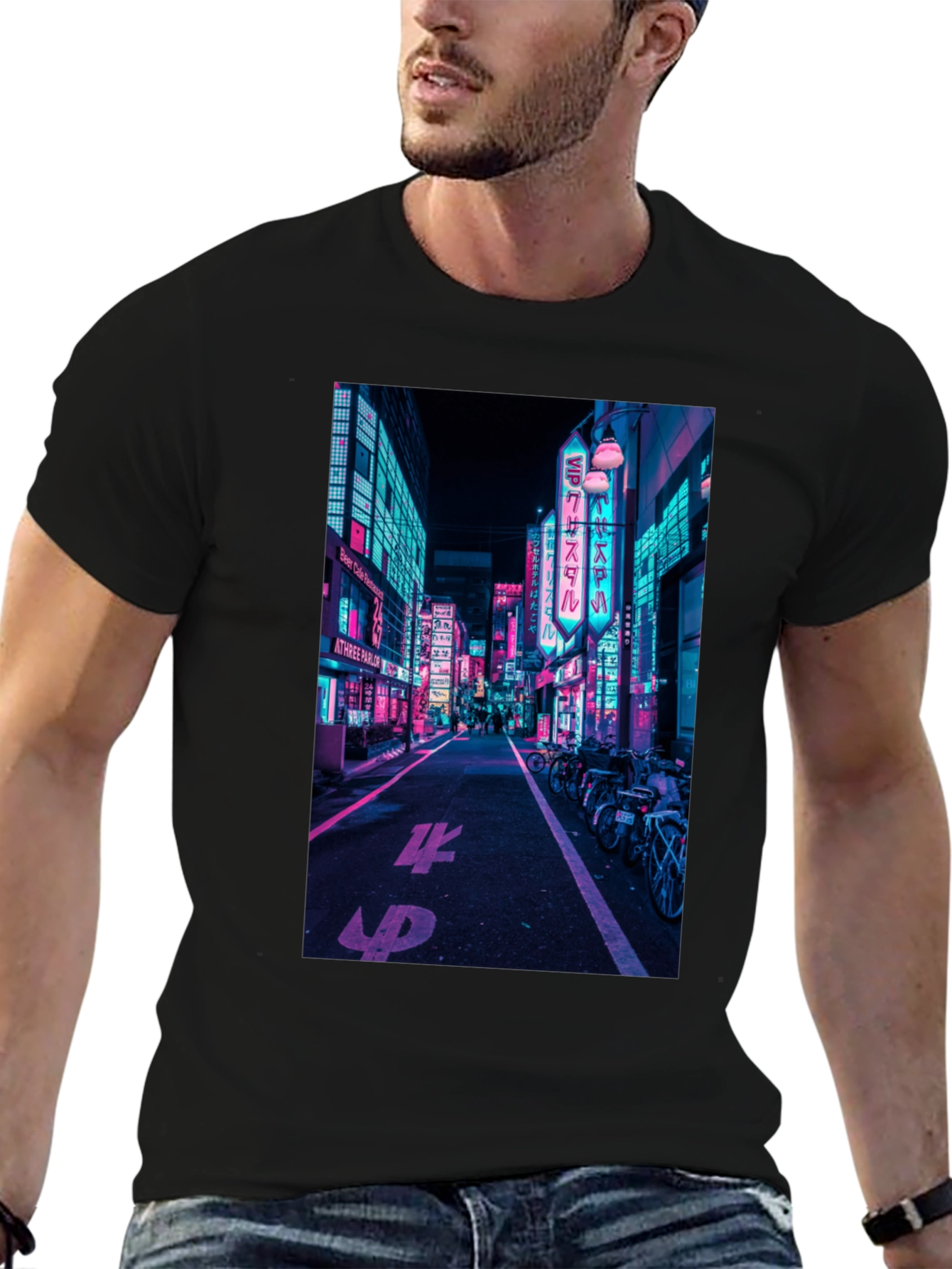 Cyberpunk Tokyo Street T-Shirt