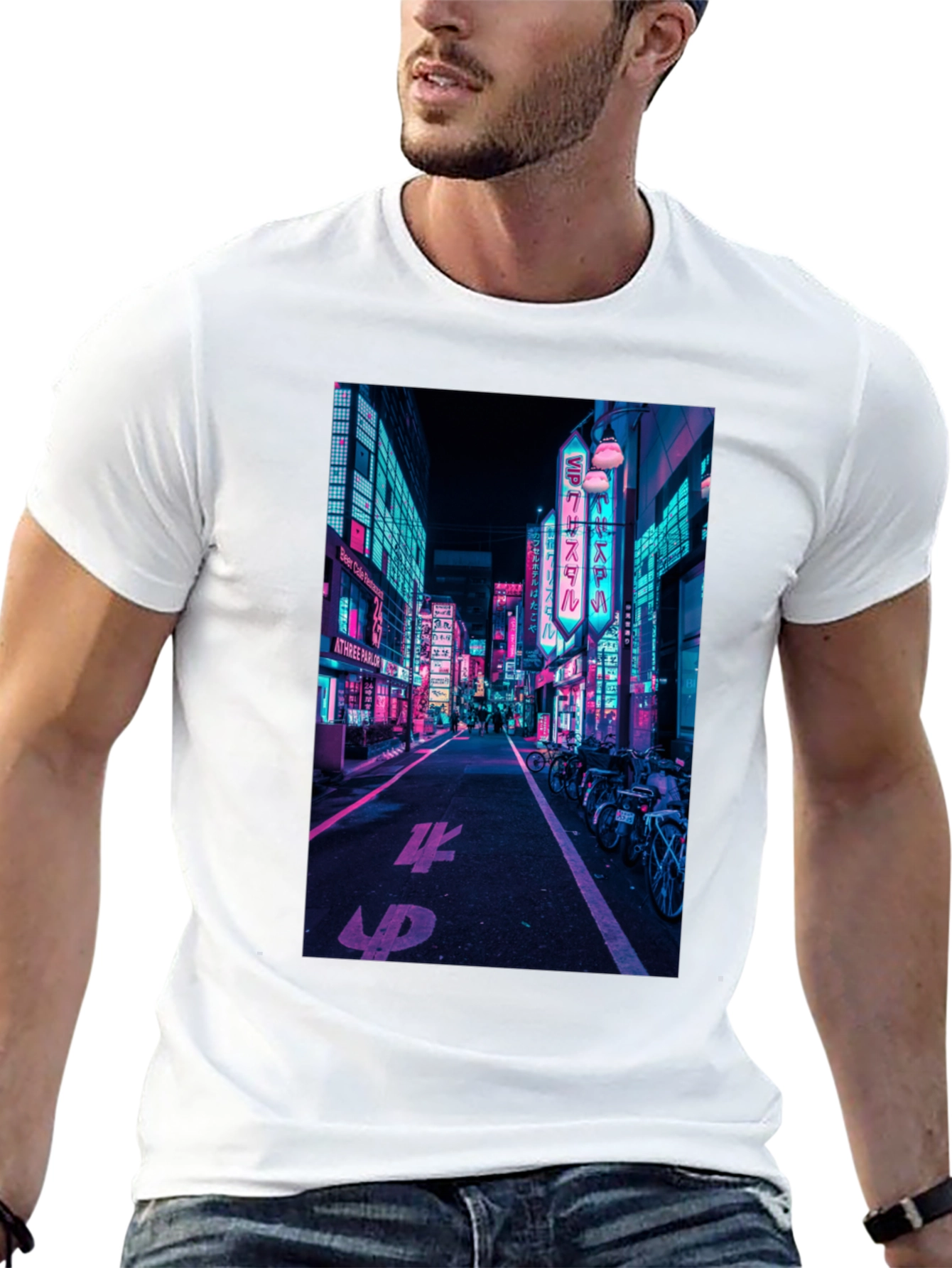 Cyberpunk Tokyo Street T-Shirt