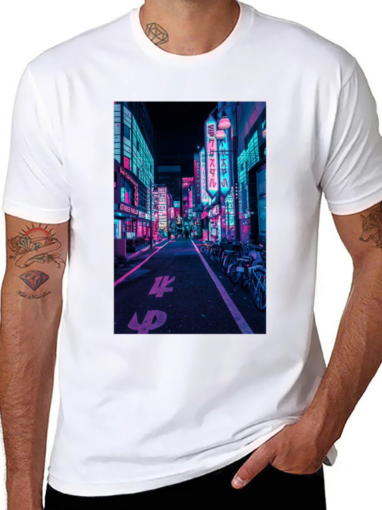 Cyberpunk Tokyo Street T-Shirt