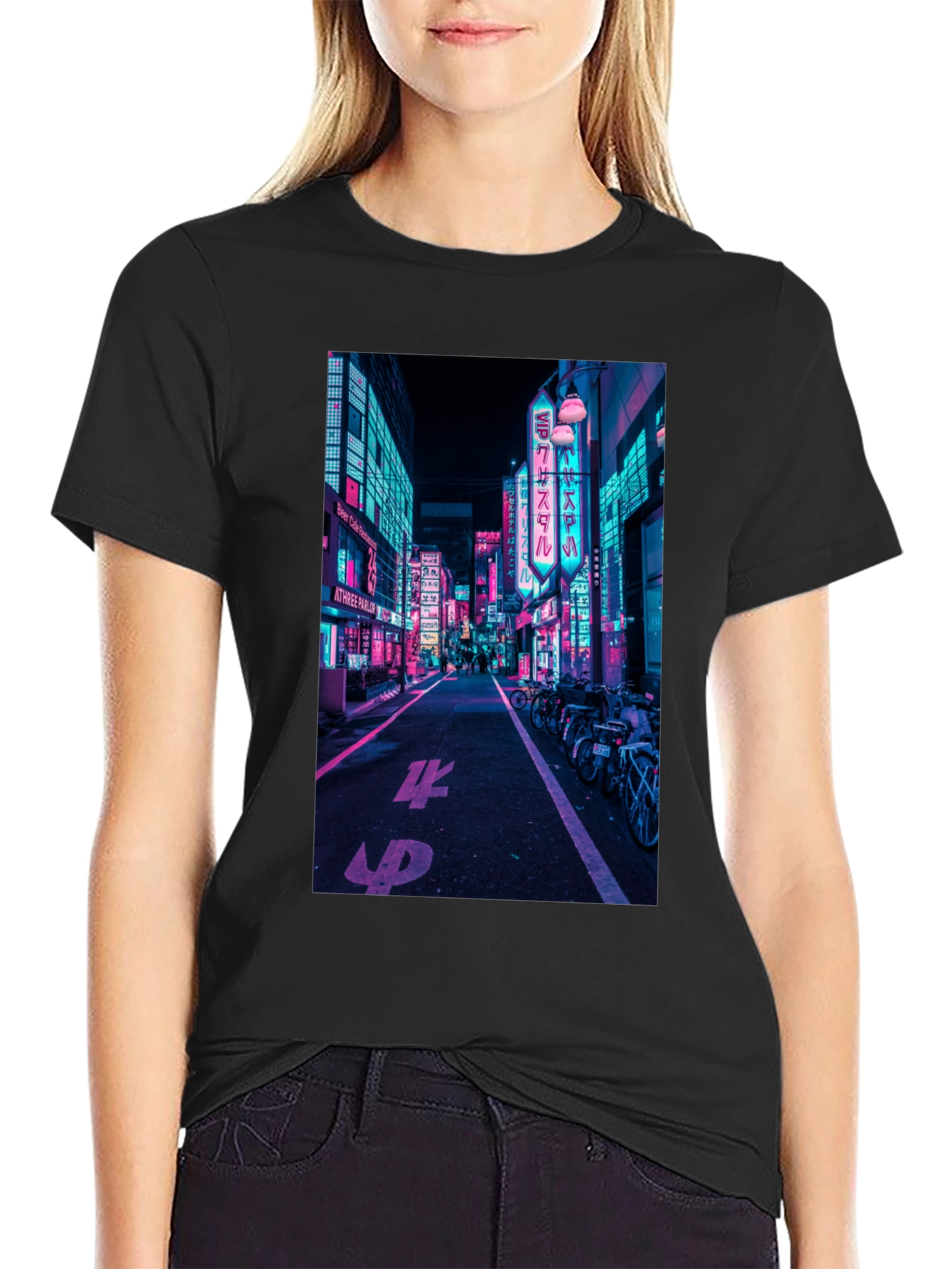 Cyberpunk Tokyo Street T-Shirt