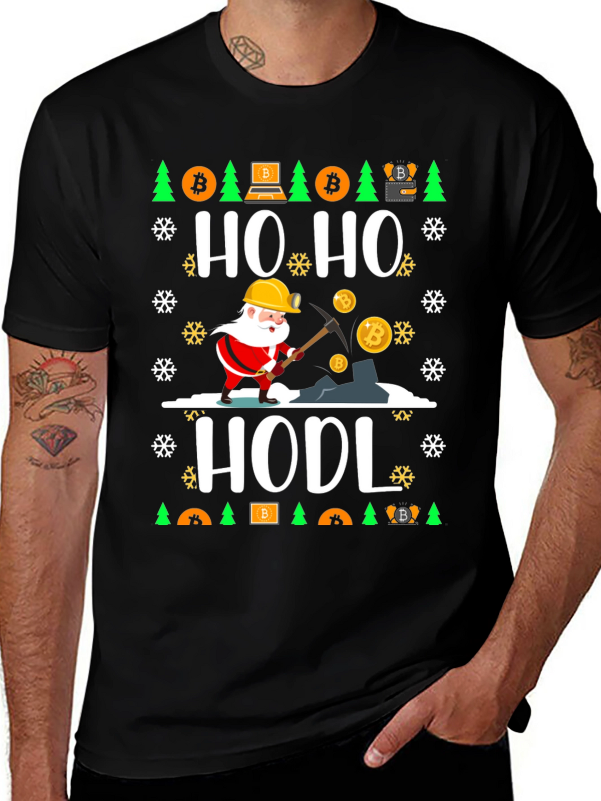 Bitcoin HODL Ho Ho Holiday Tee