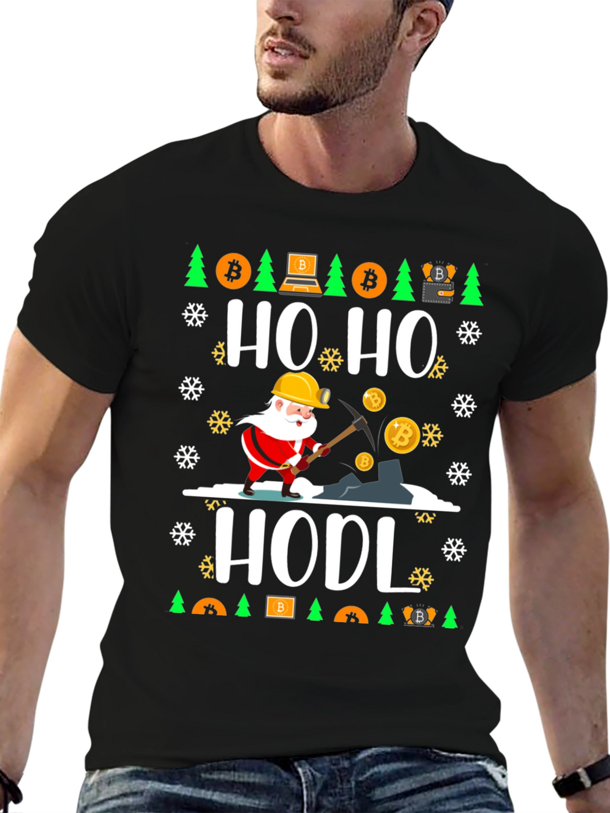 Bitcoin HODL Ho Ho Holiday Tee