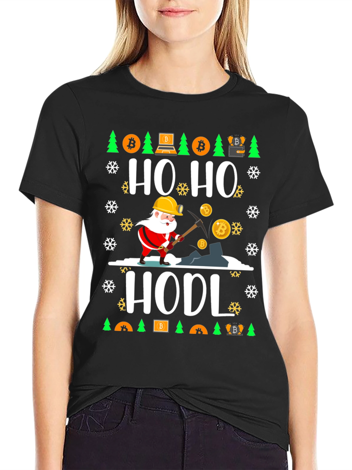 Bitcoin HODL Ho Ho Holiday Tee